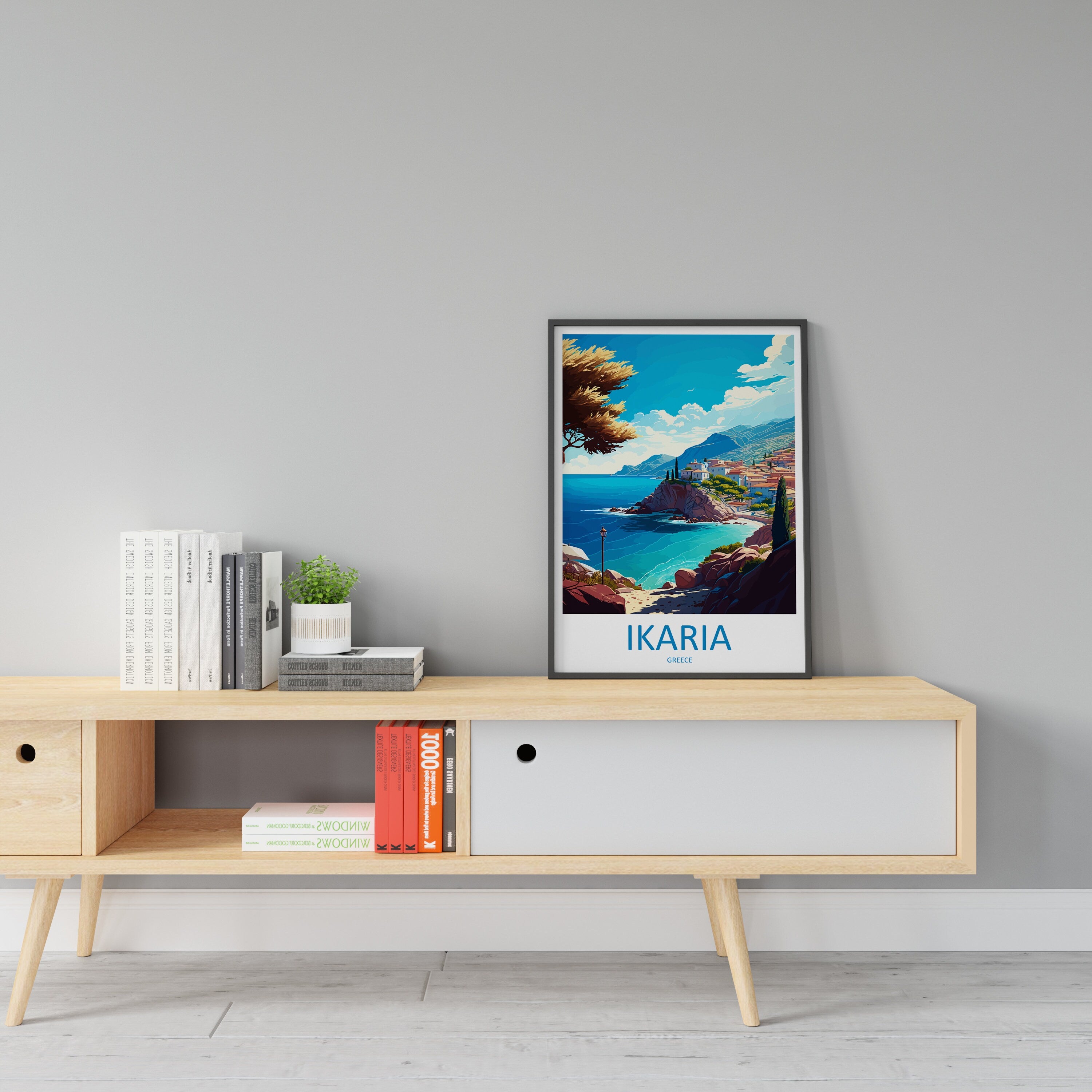 Ikaria Travel Print