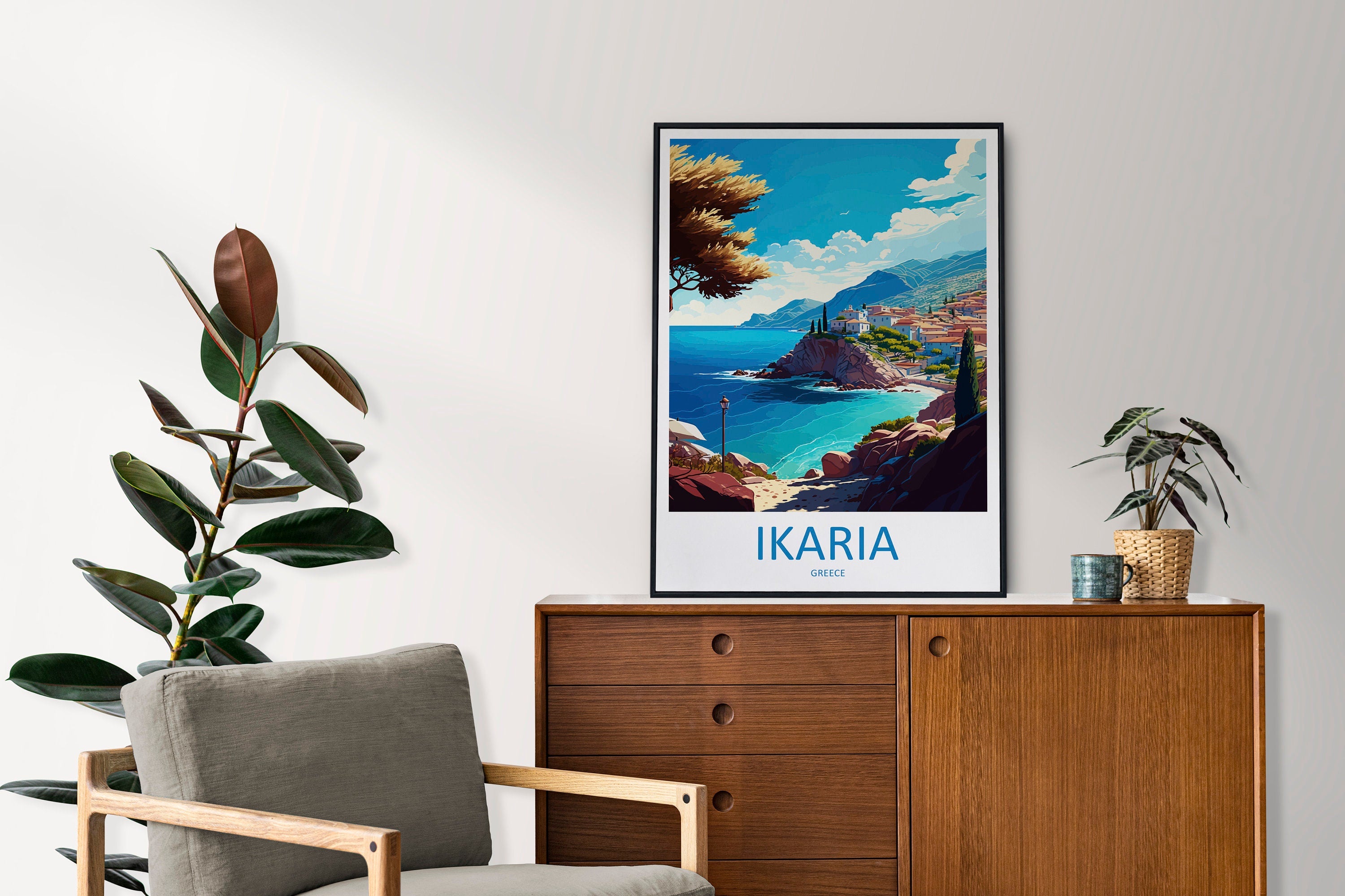 Ikaria Travel Print