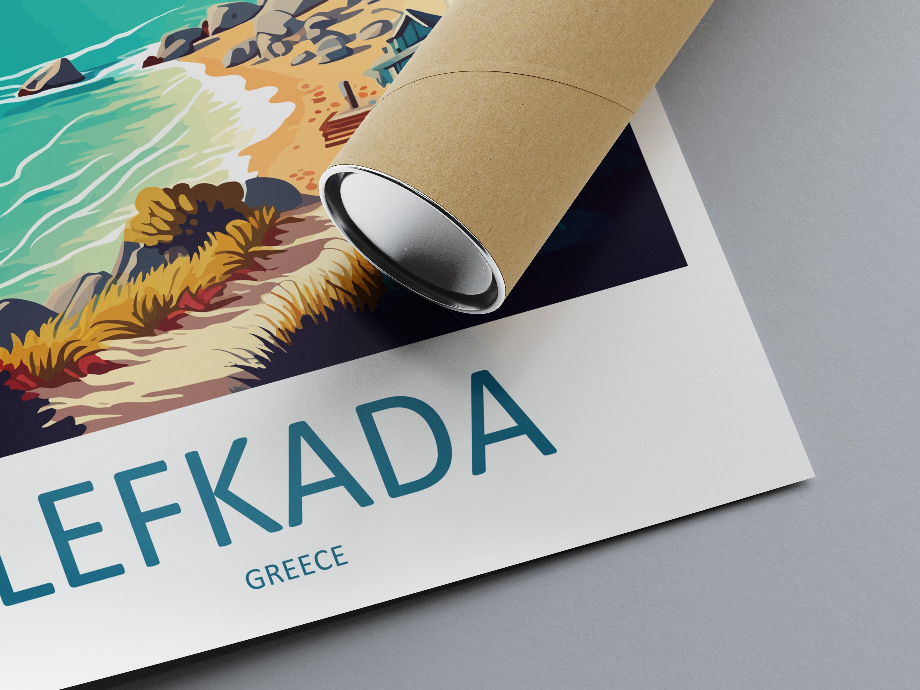 Lefkada Travel Print