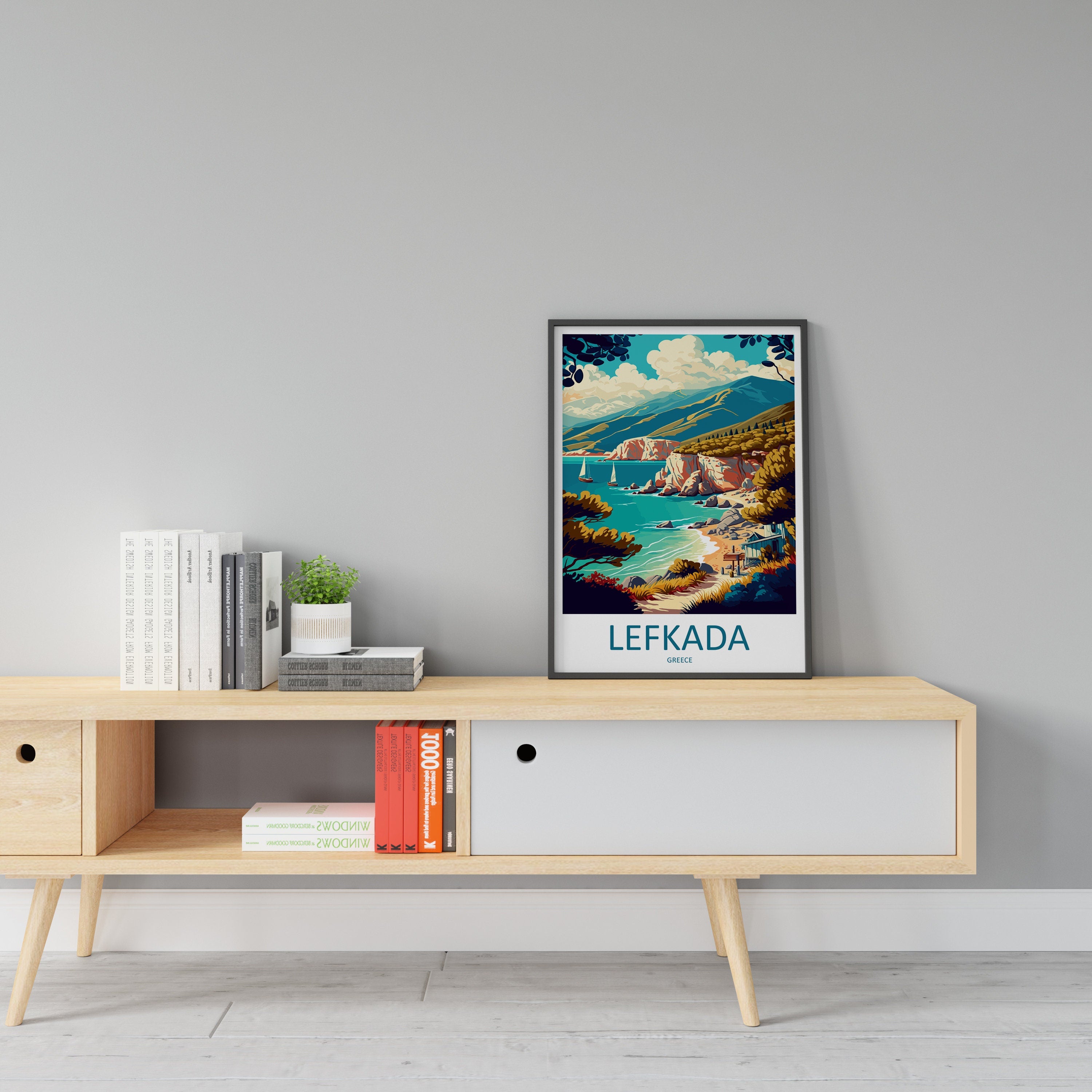 Lefkada Travel Print