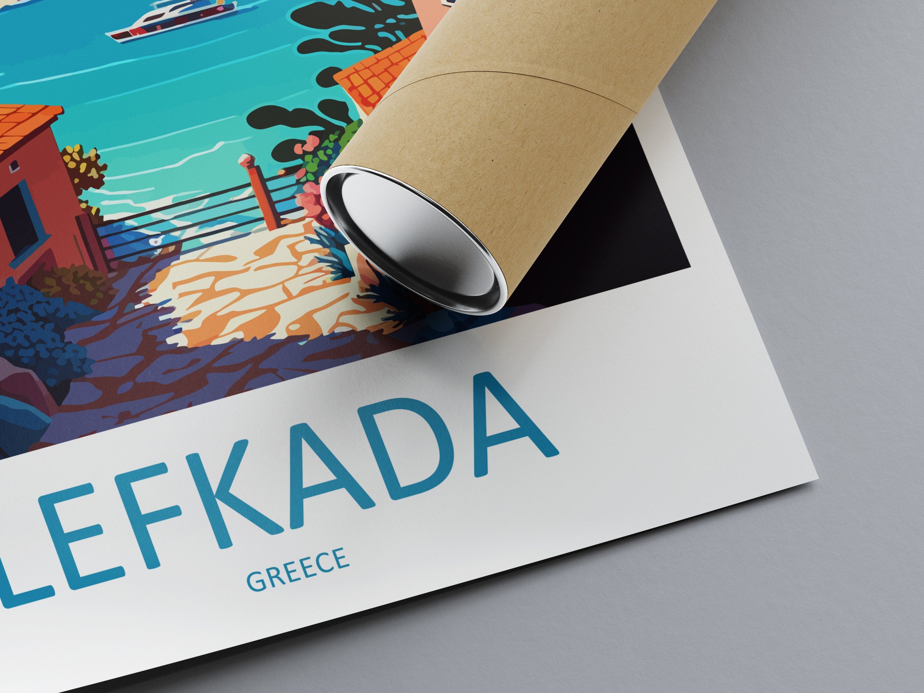 Lefkada Travel Print