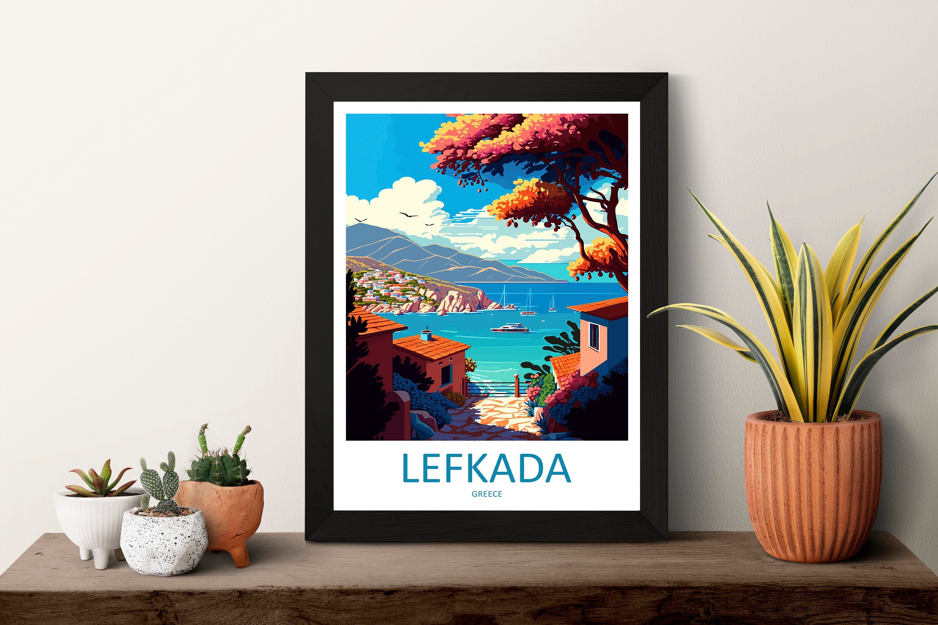 Lefkada Travel Print