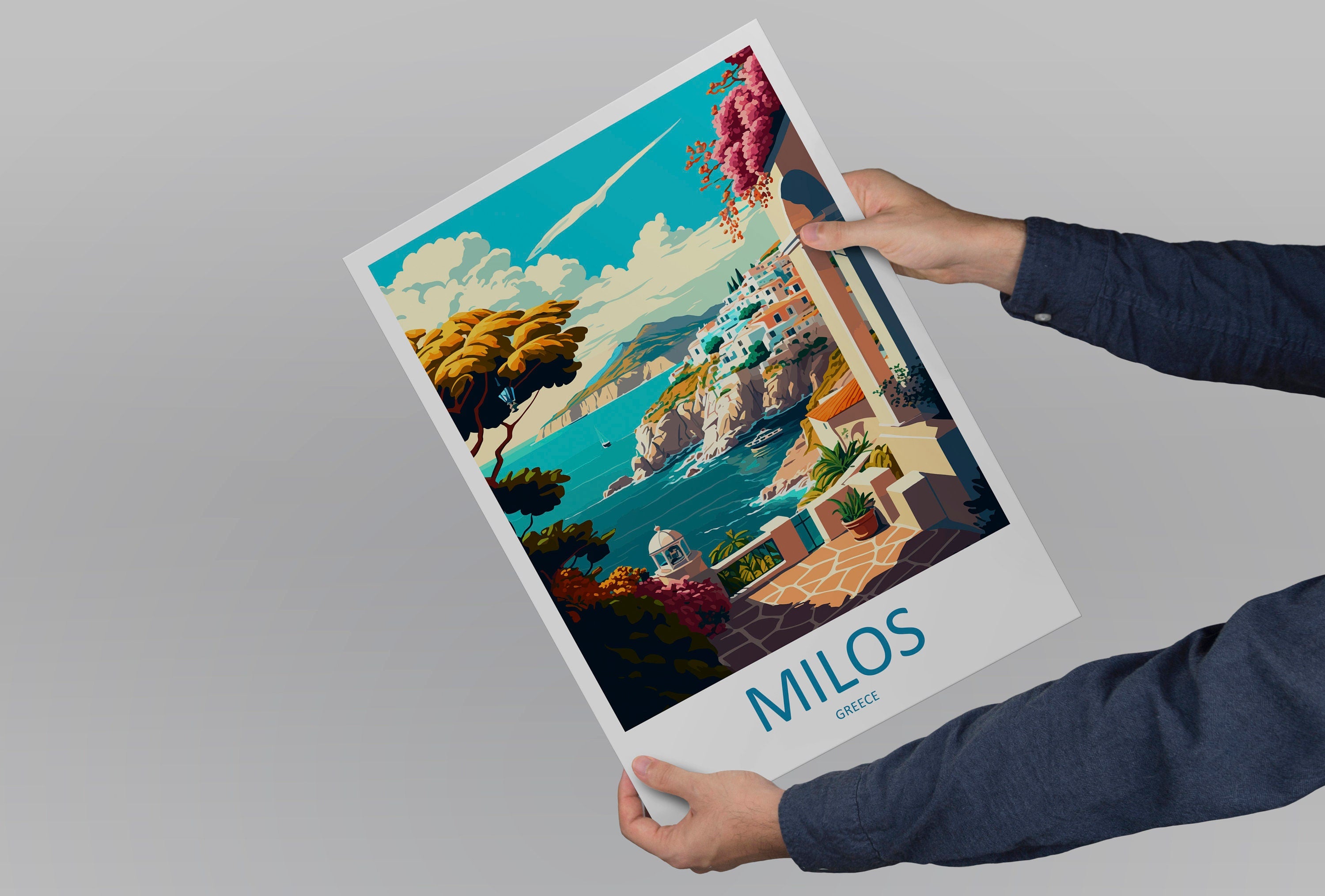 Milos Travel Print