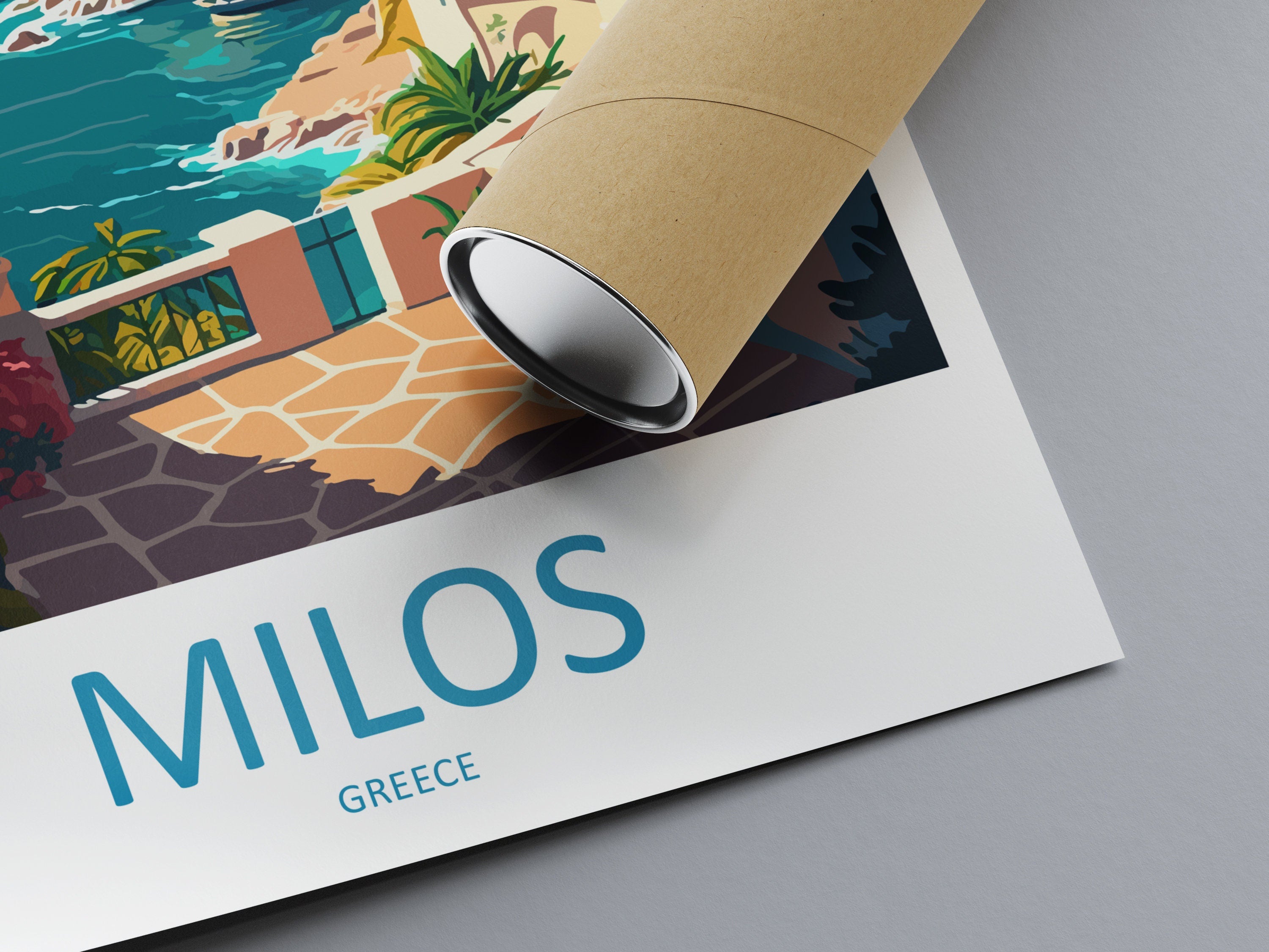 Milos Travel Print