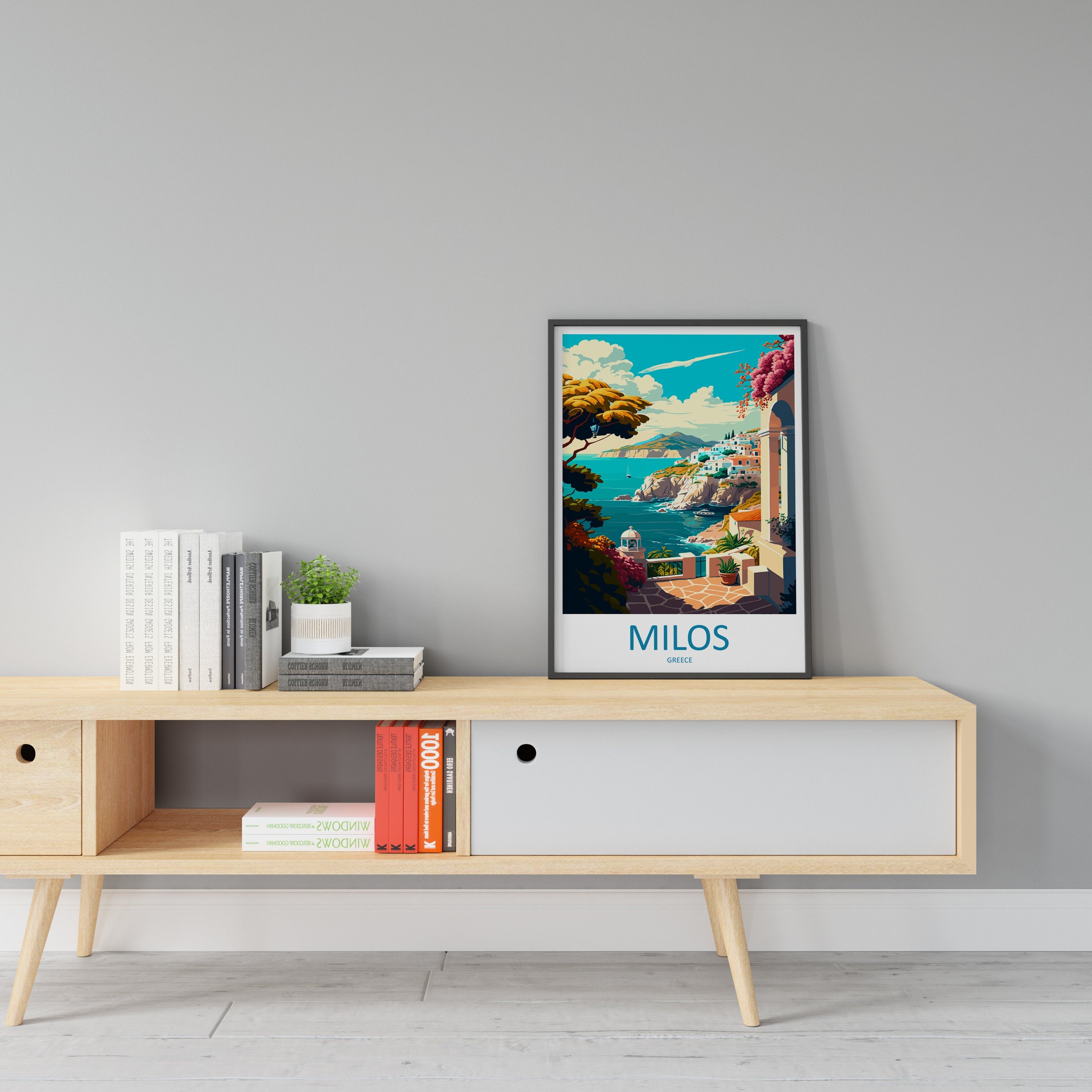 Milos Travel Print