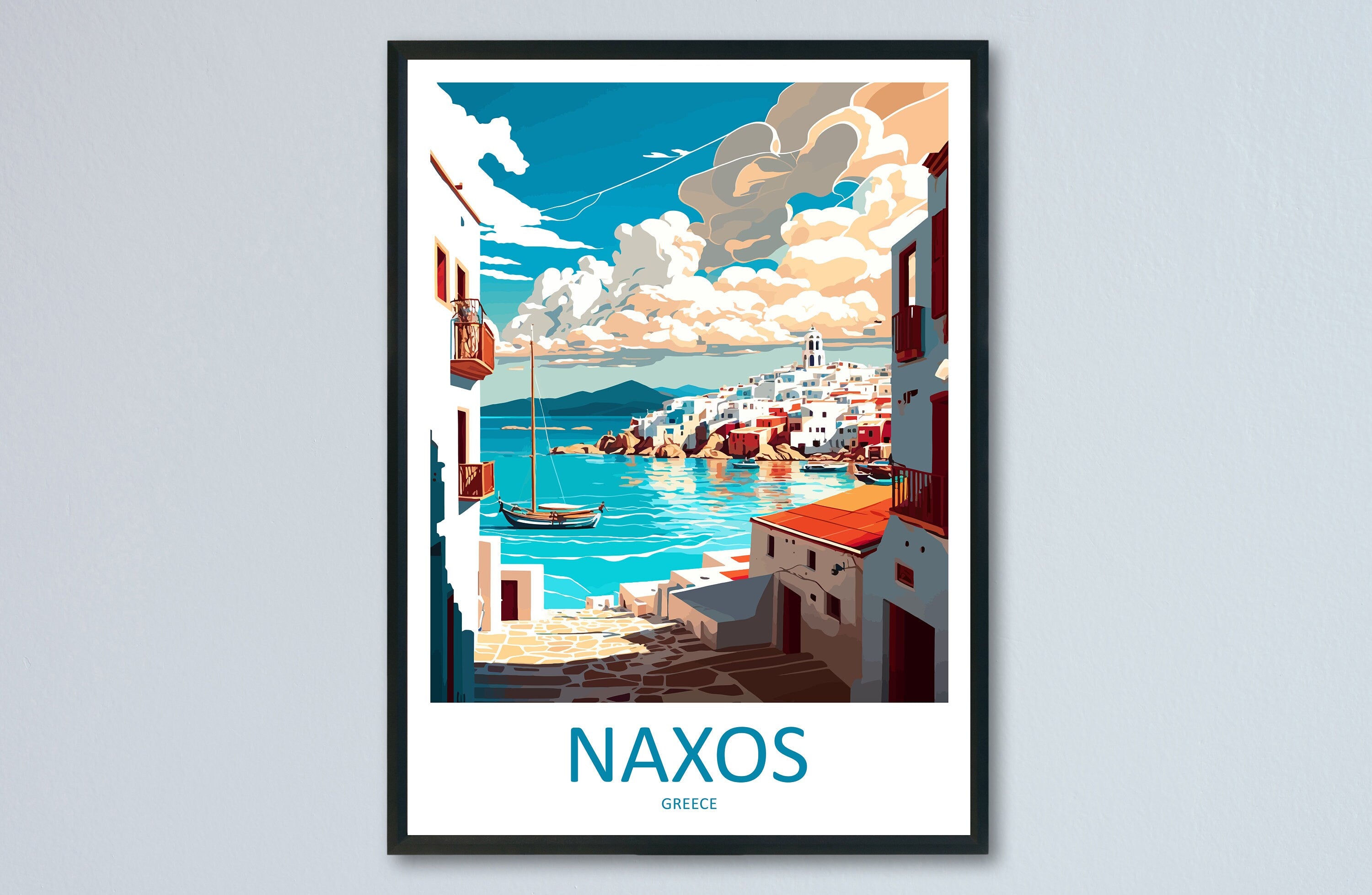 Naxos Travel Print