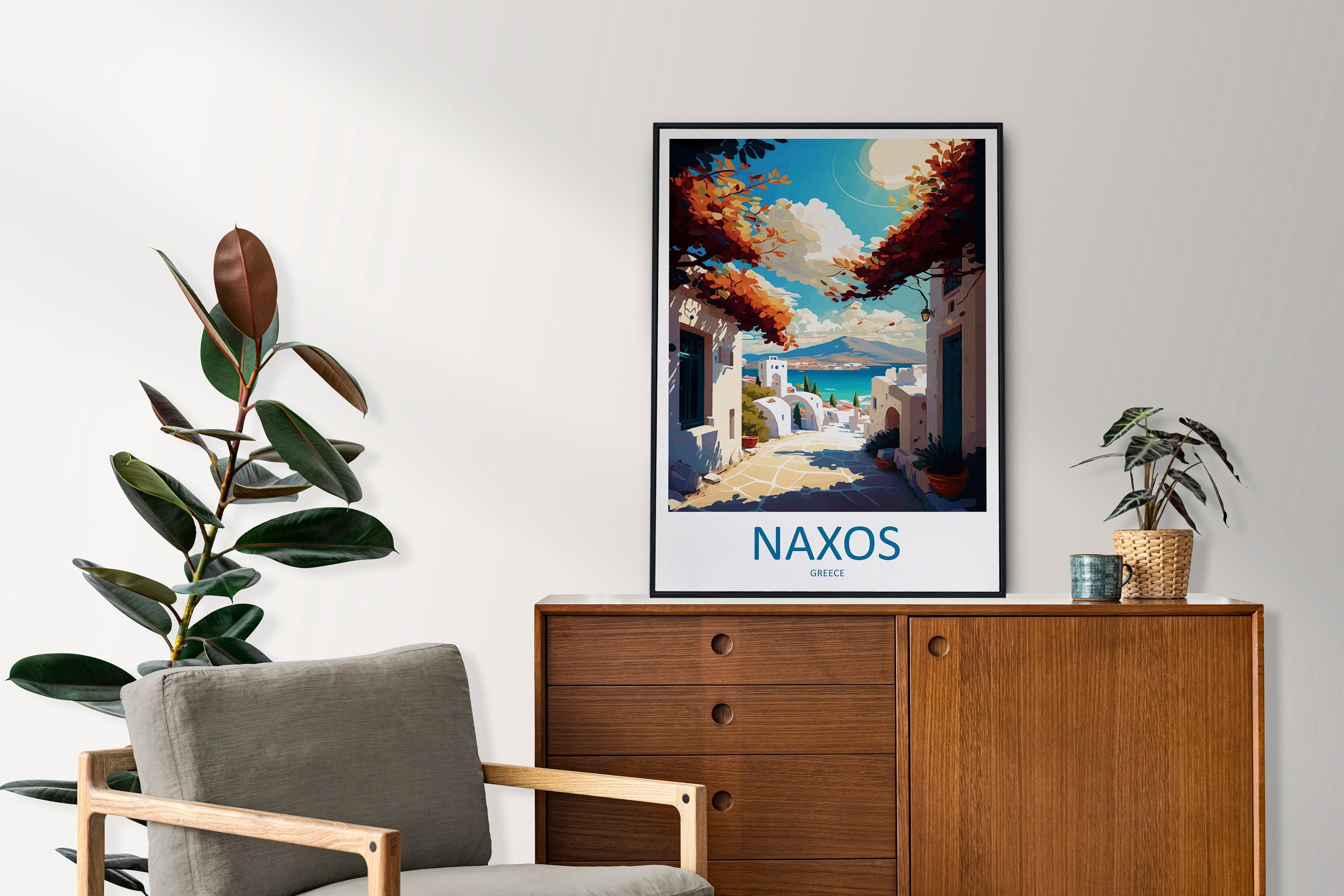 Naxos Travel Print