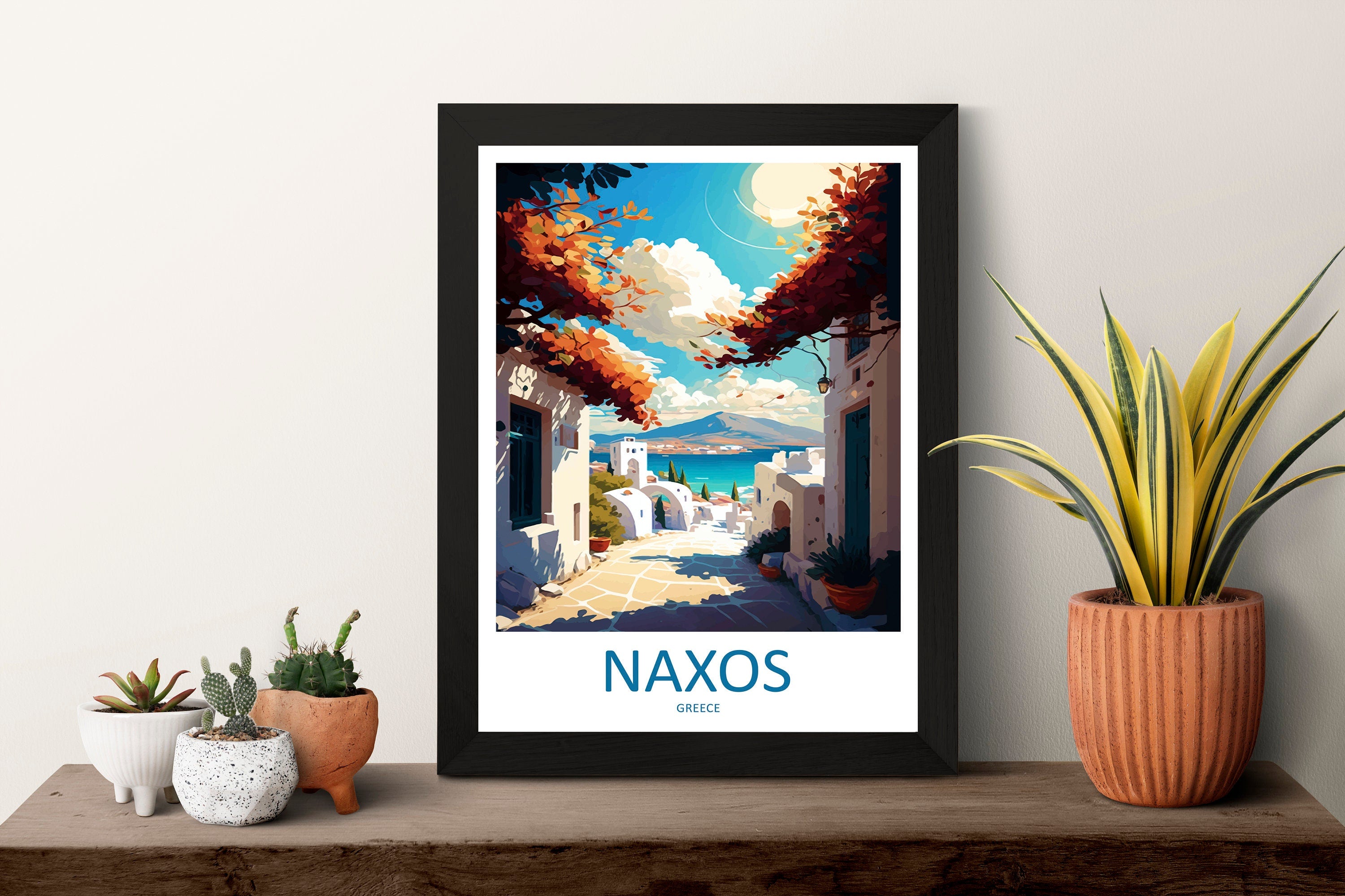 Naxos Travel Print