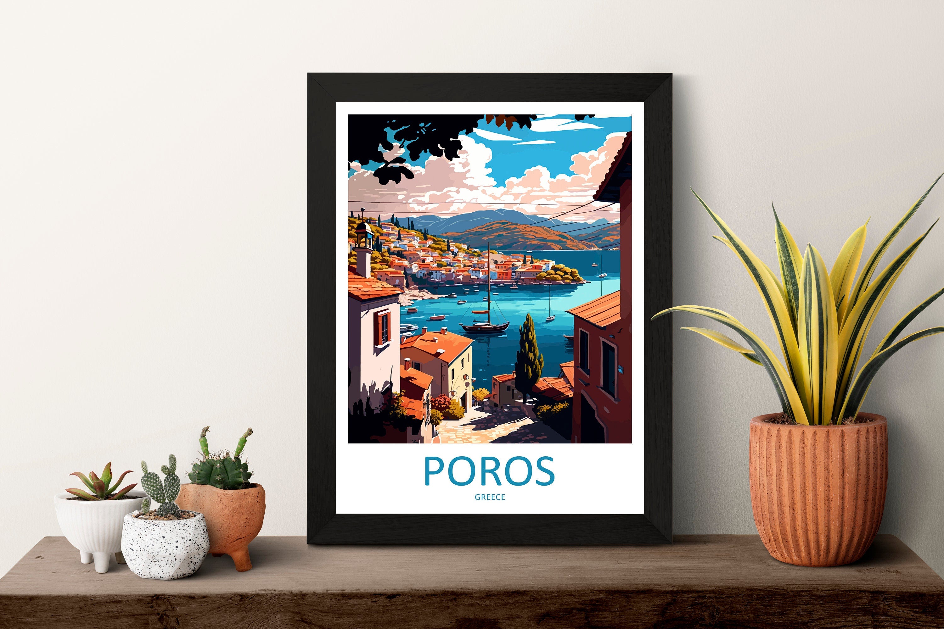 Poros Travel Print