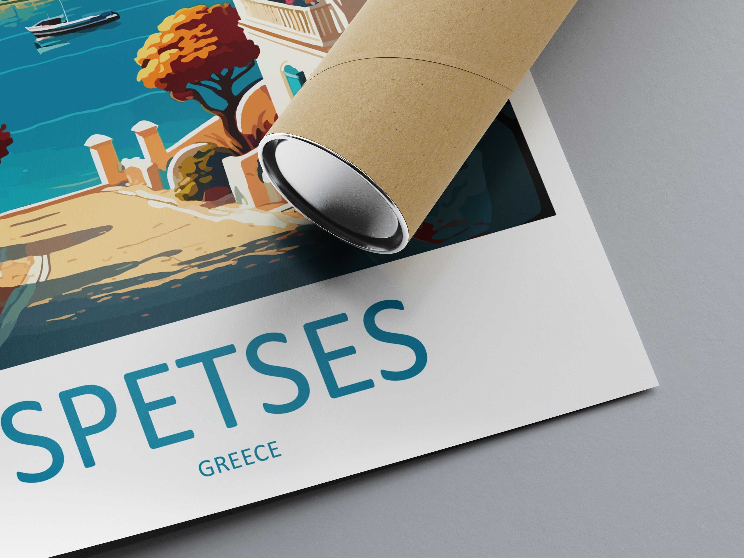 Spetses Travel Print