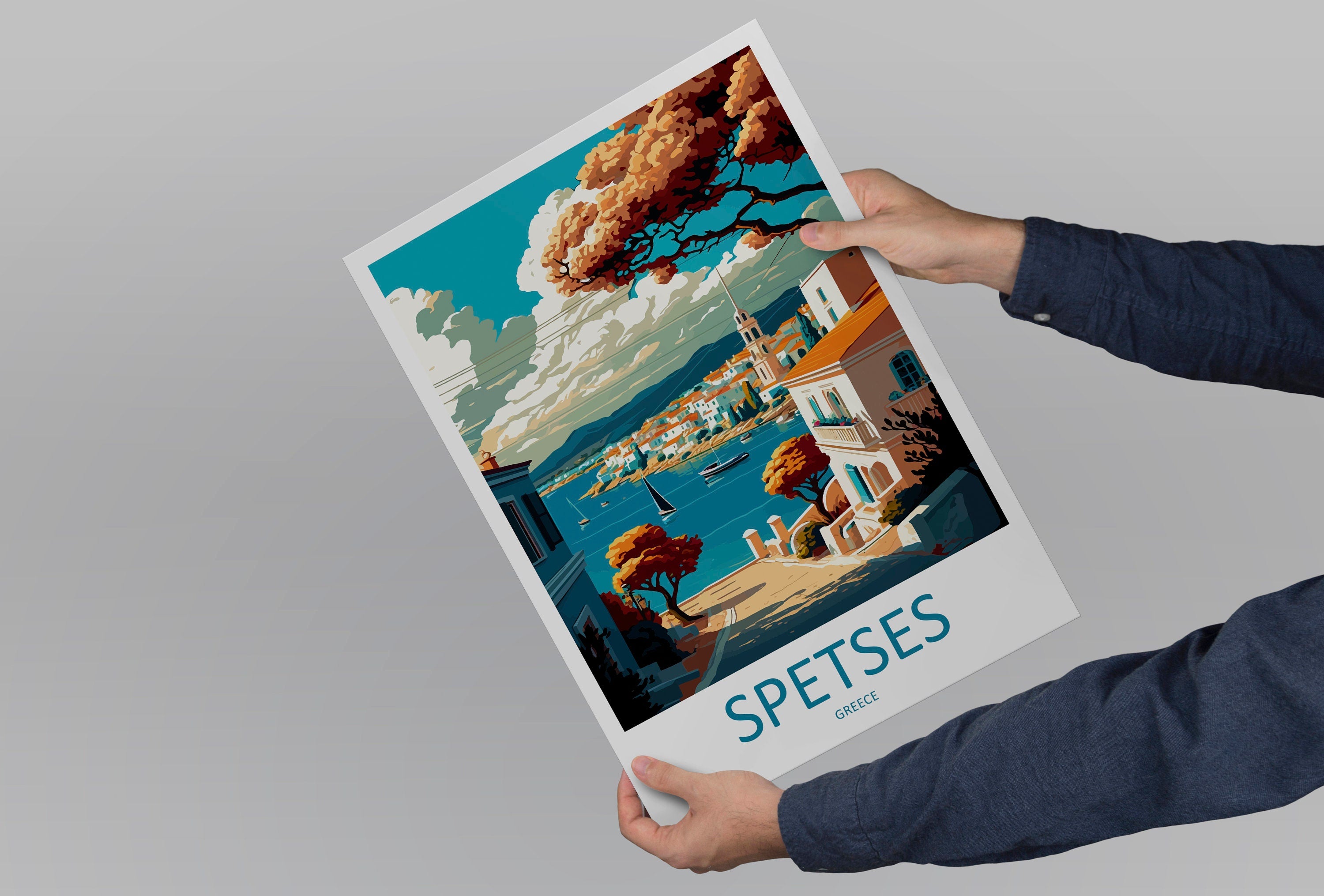 Spetses Travel Print