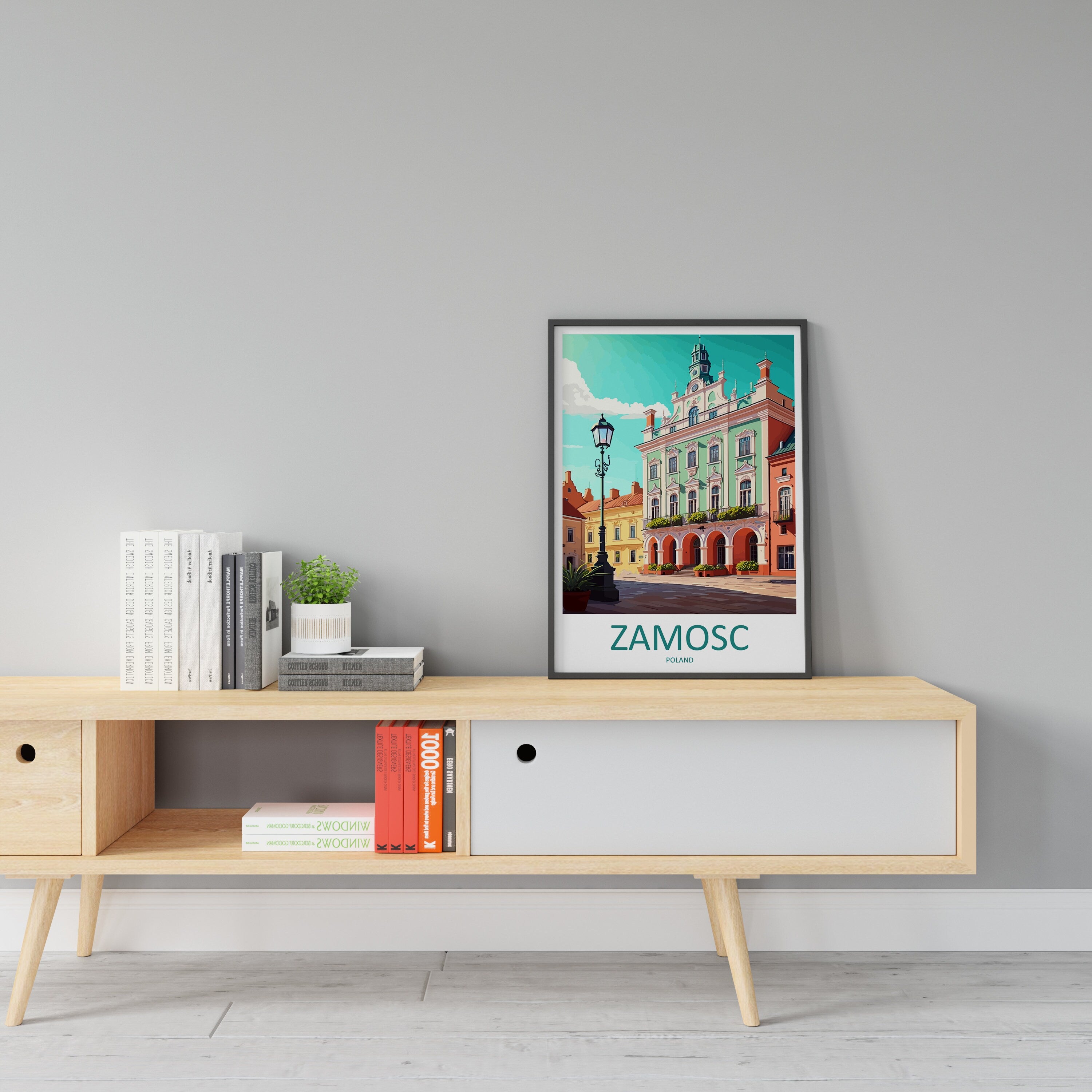 Zamosc Travel Print