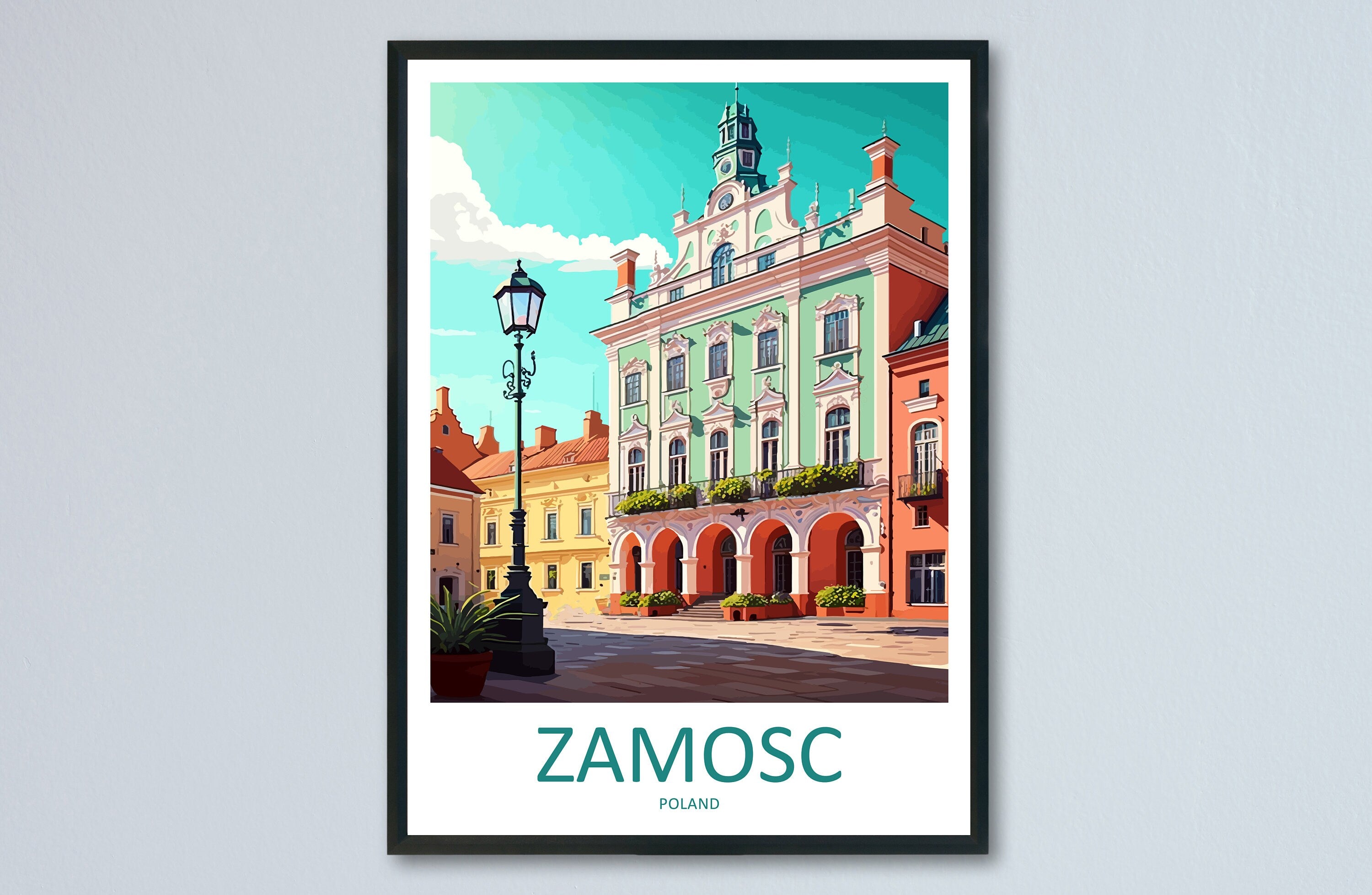 Zamosc Travel Print