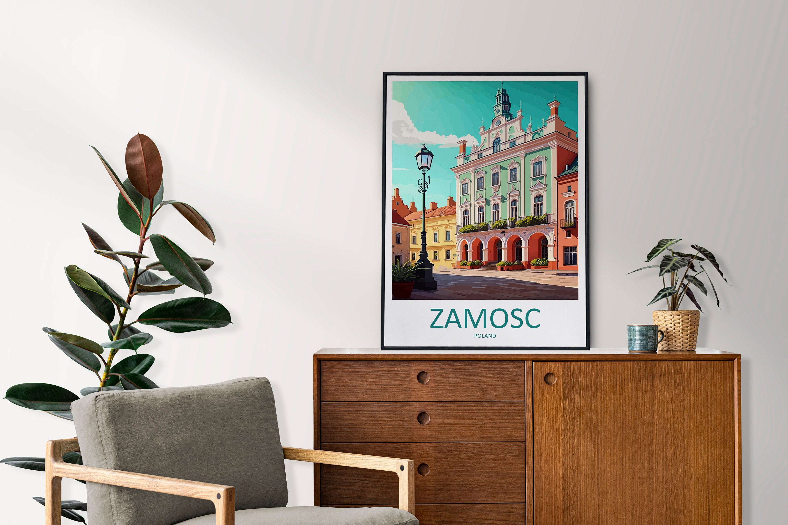 Zamosc Travel Print