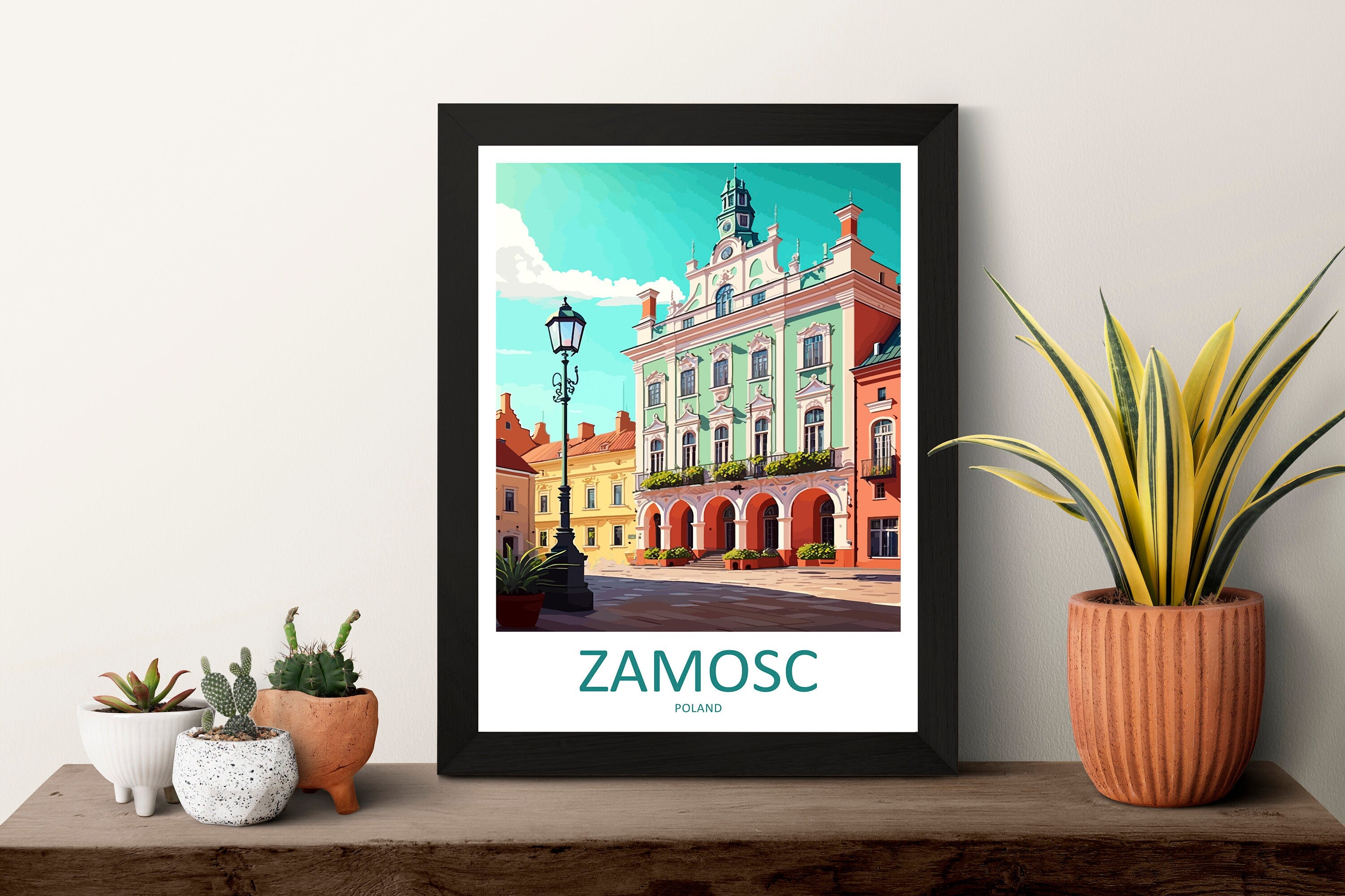 Zamosc Travel Print