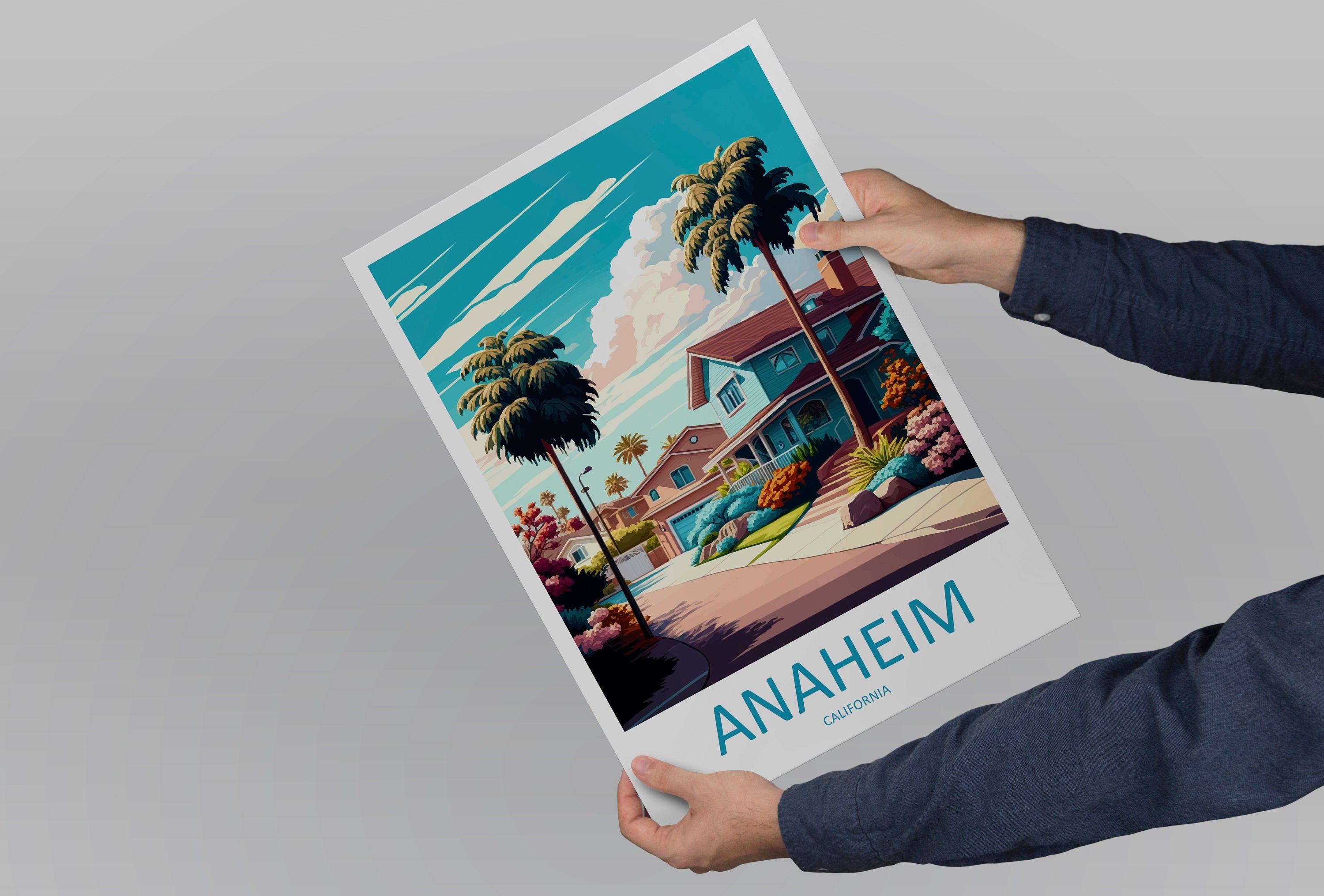 Anaheim Travel Print