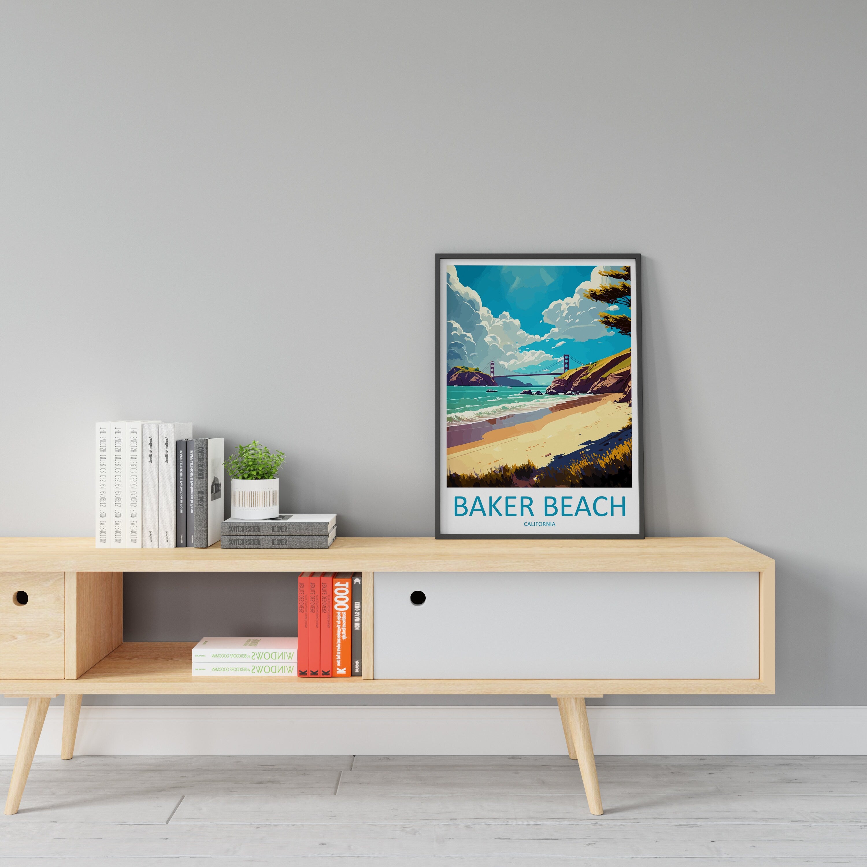 Baker Beach Travel Print