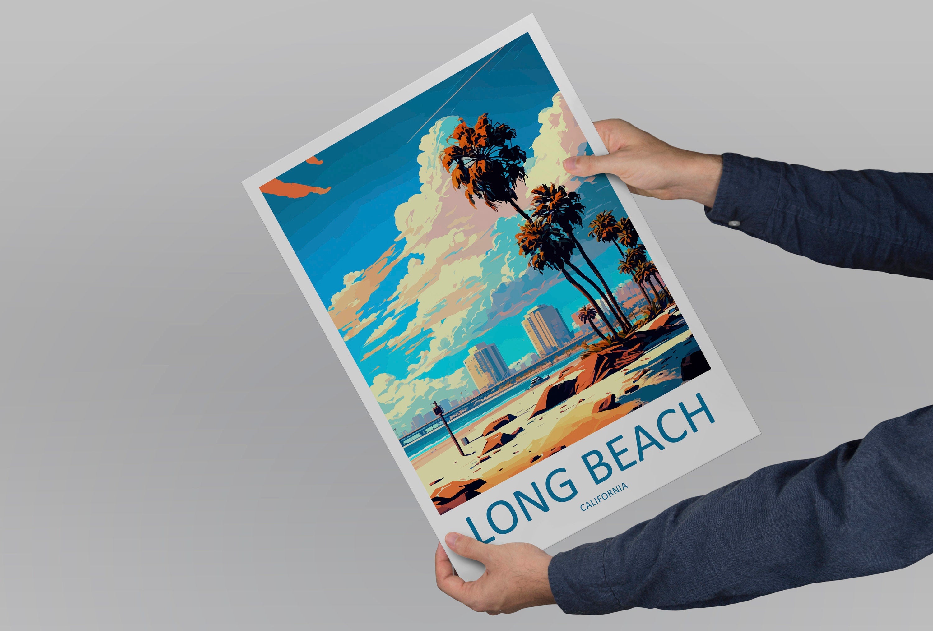 Long Beach Travel Print