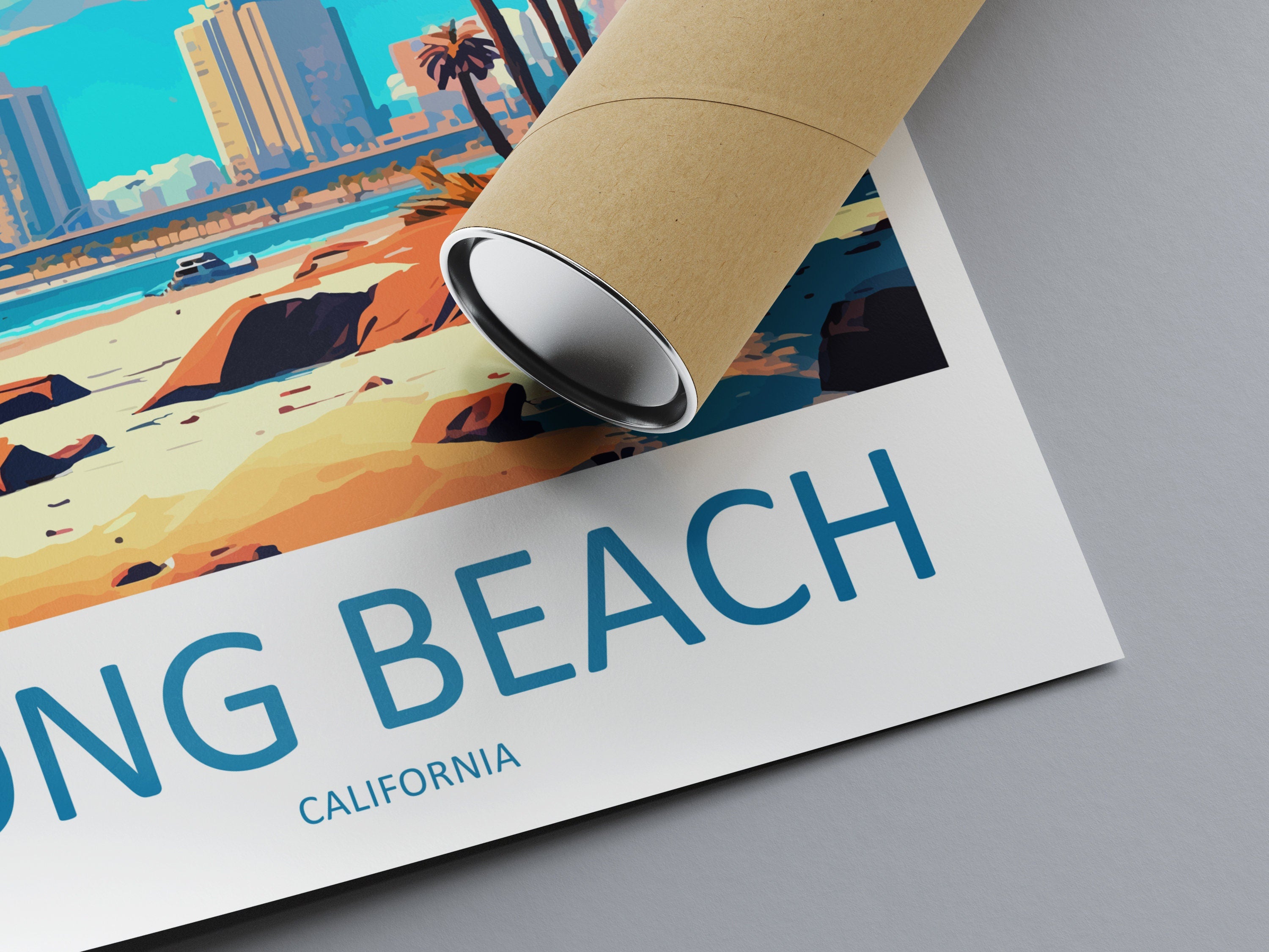 Long Beach Travel Print