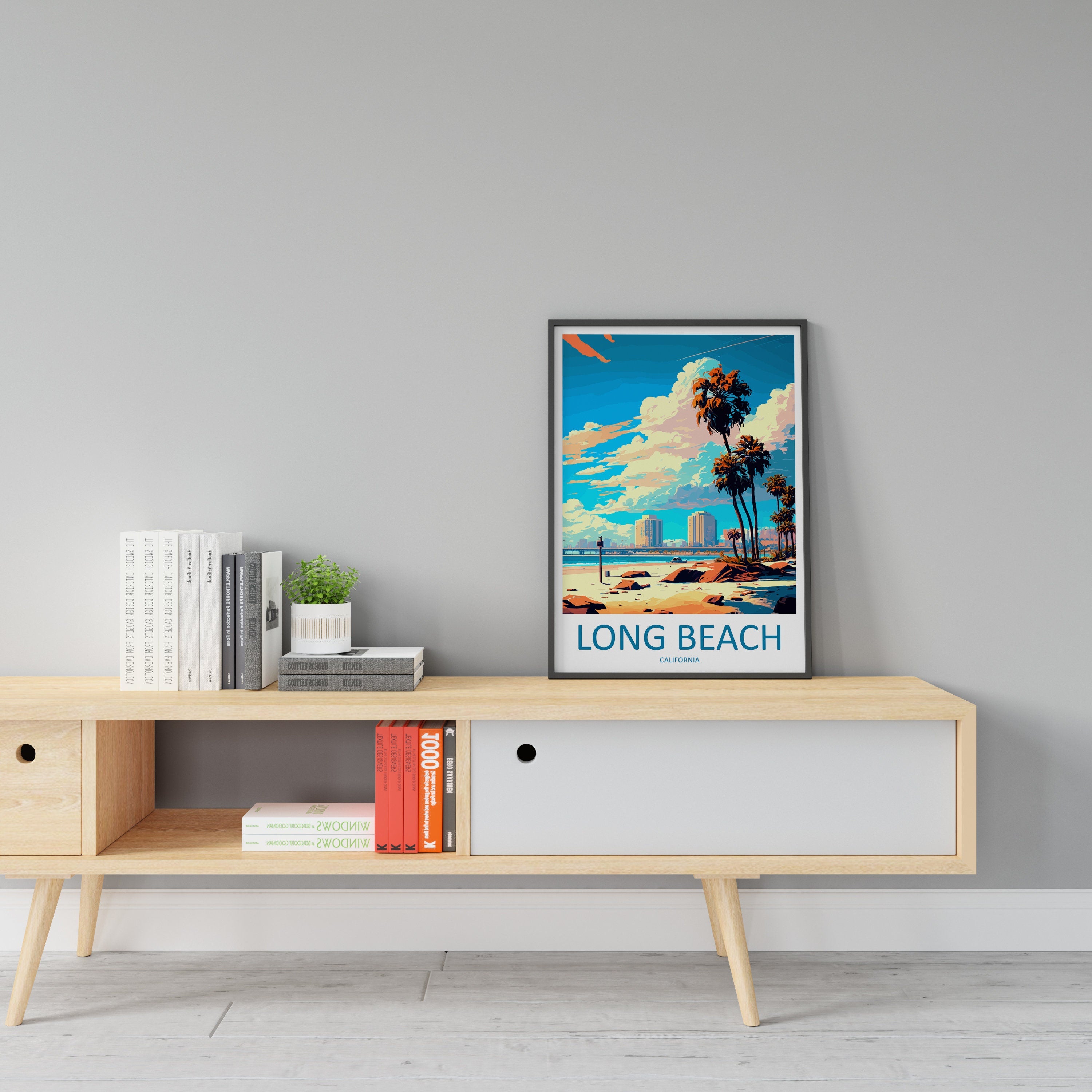 Long Beach Travel Print