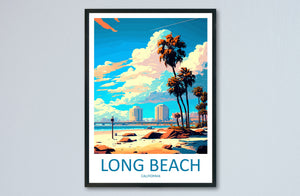 Long Beach Travel Print