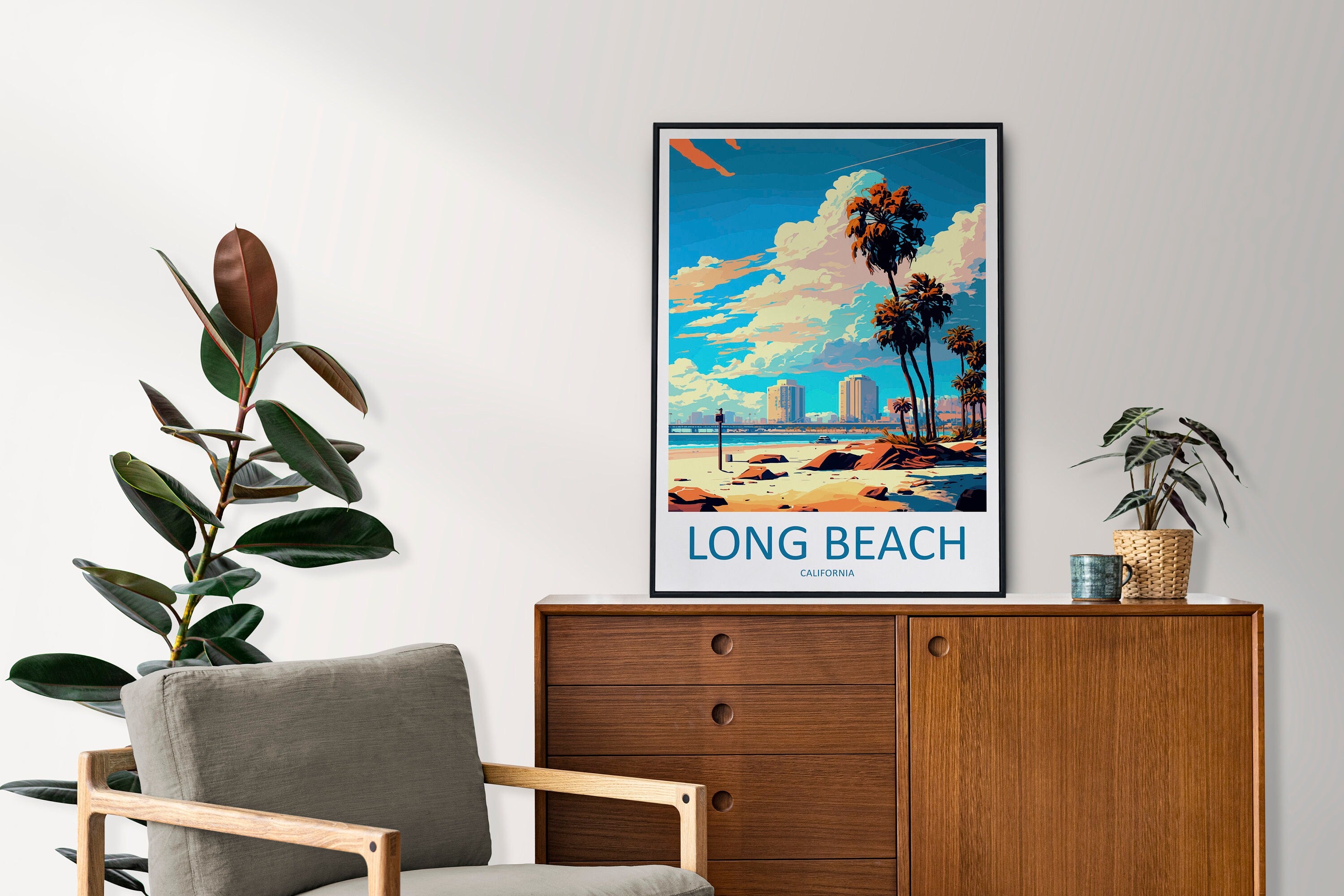 Long Beach Travel Print