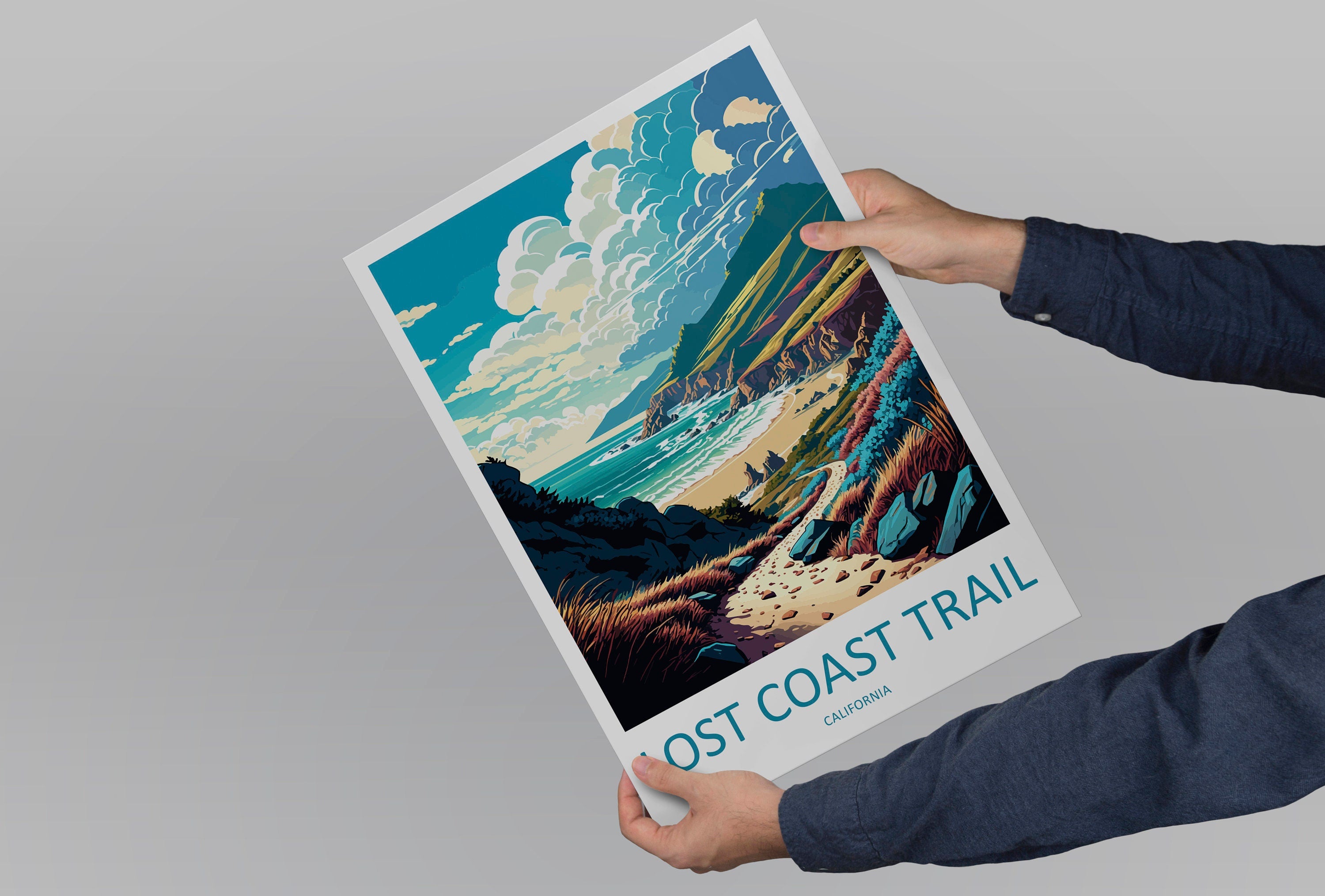 Lost Coast Trail Travel Print