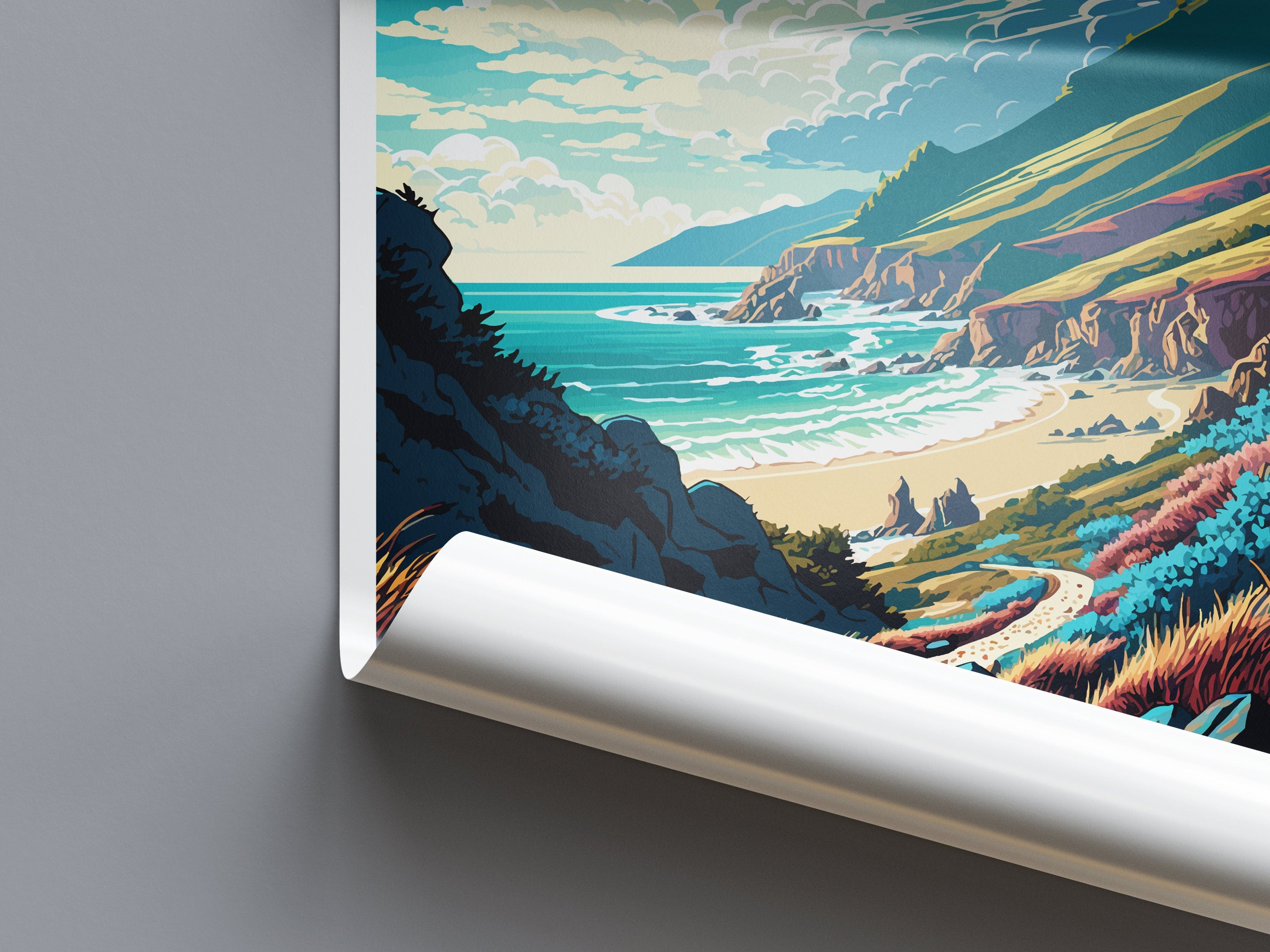 Lost Coast Trail Travel Print