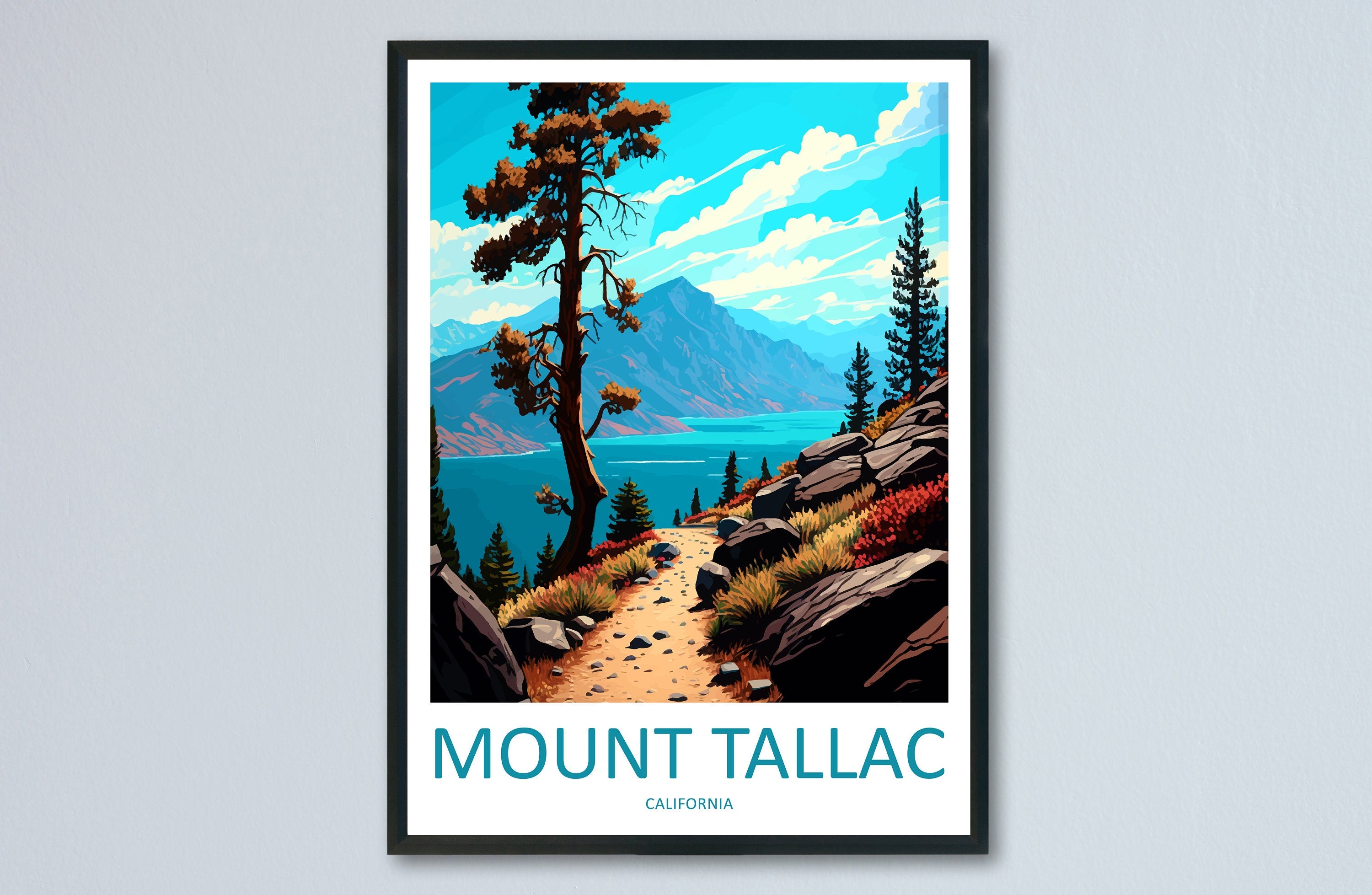 Mount Tallac Travel Print