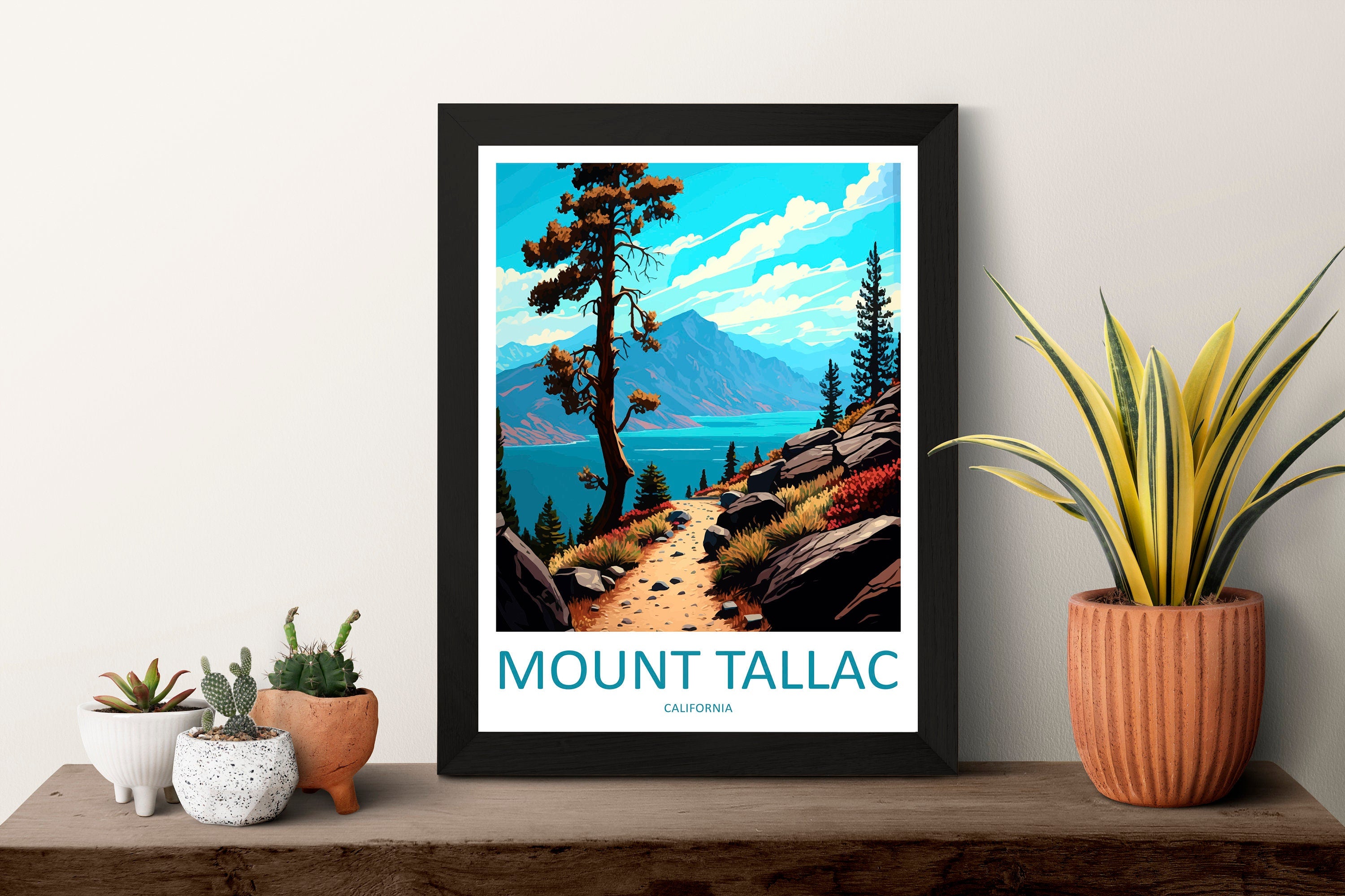 Mount Tallac Travel Print