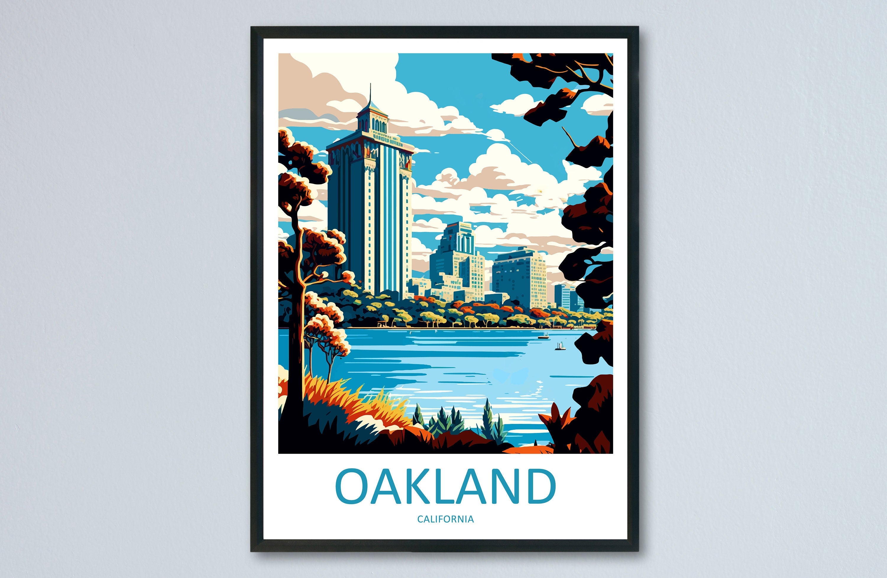 Oakland Travel Print