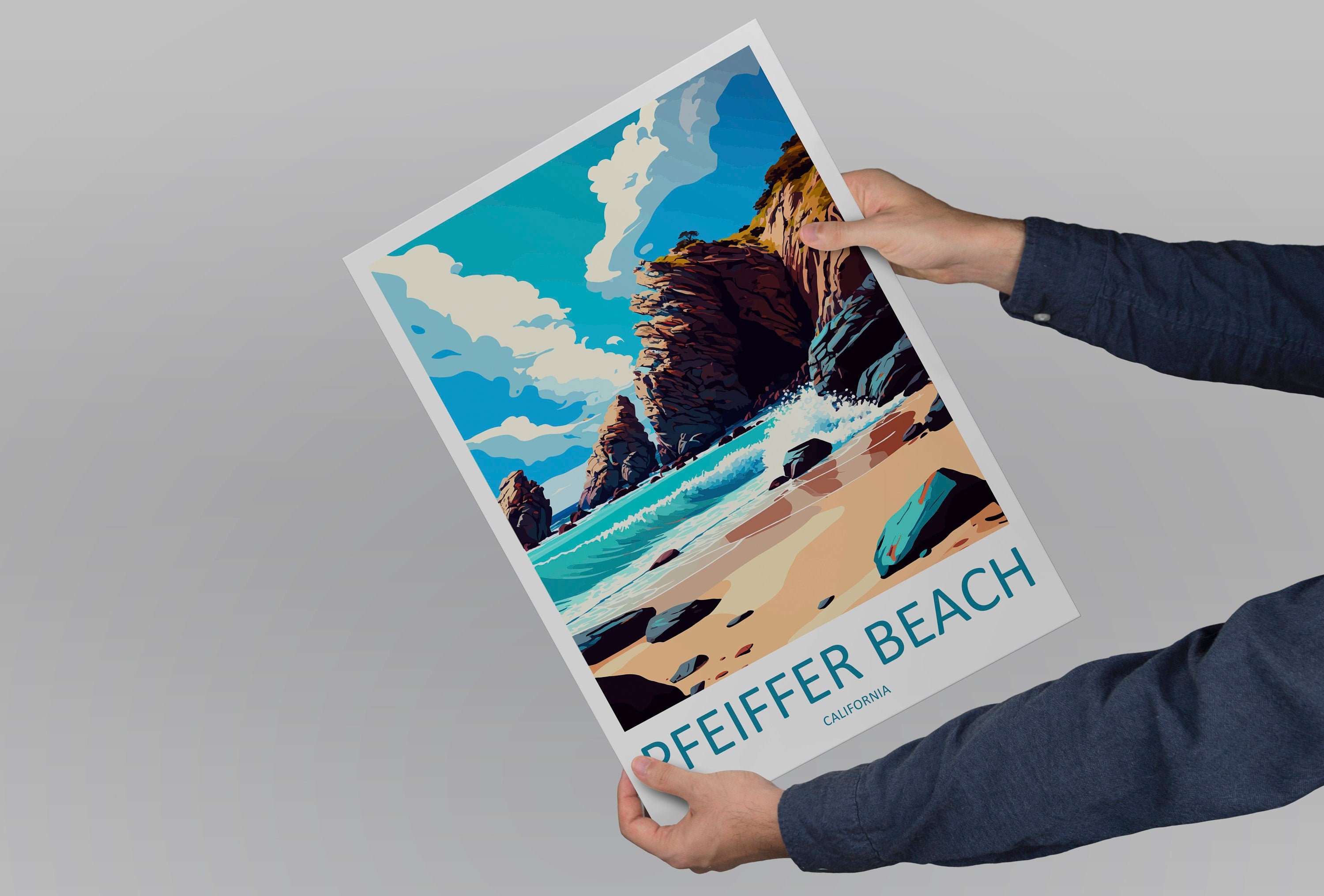 Pfeiffer Beach Travel Print