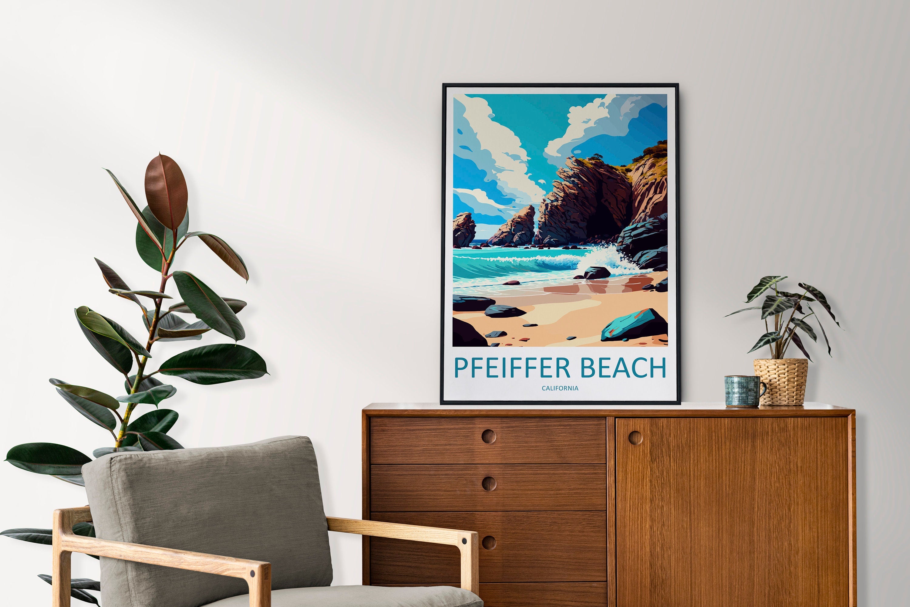 Pfeiffer Beach Travel Print