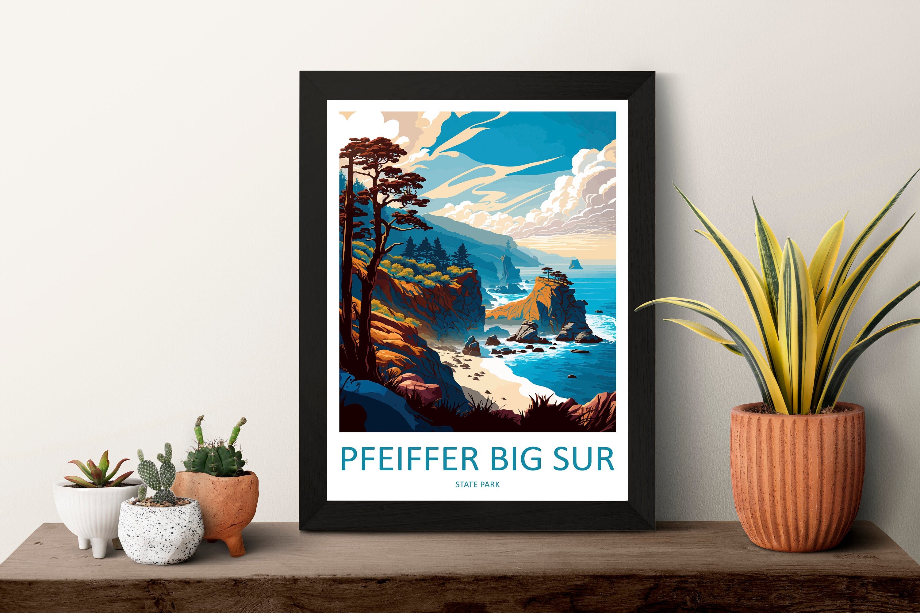 Pfeiffer Big Sur State Park Travel Print