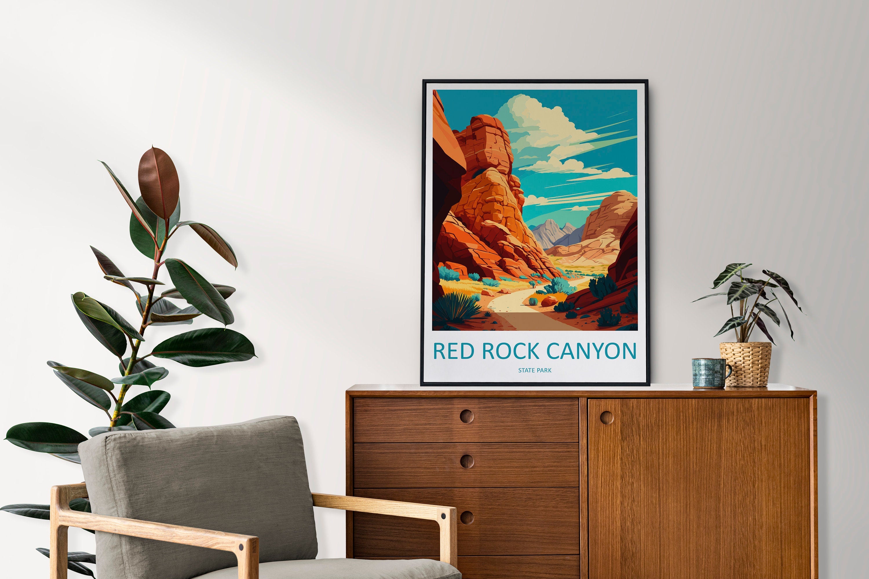 Red Rock Canyon State Park Travel Print