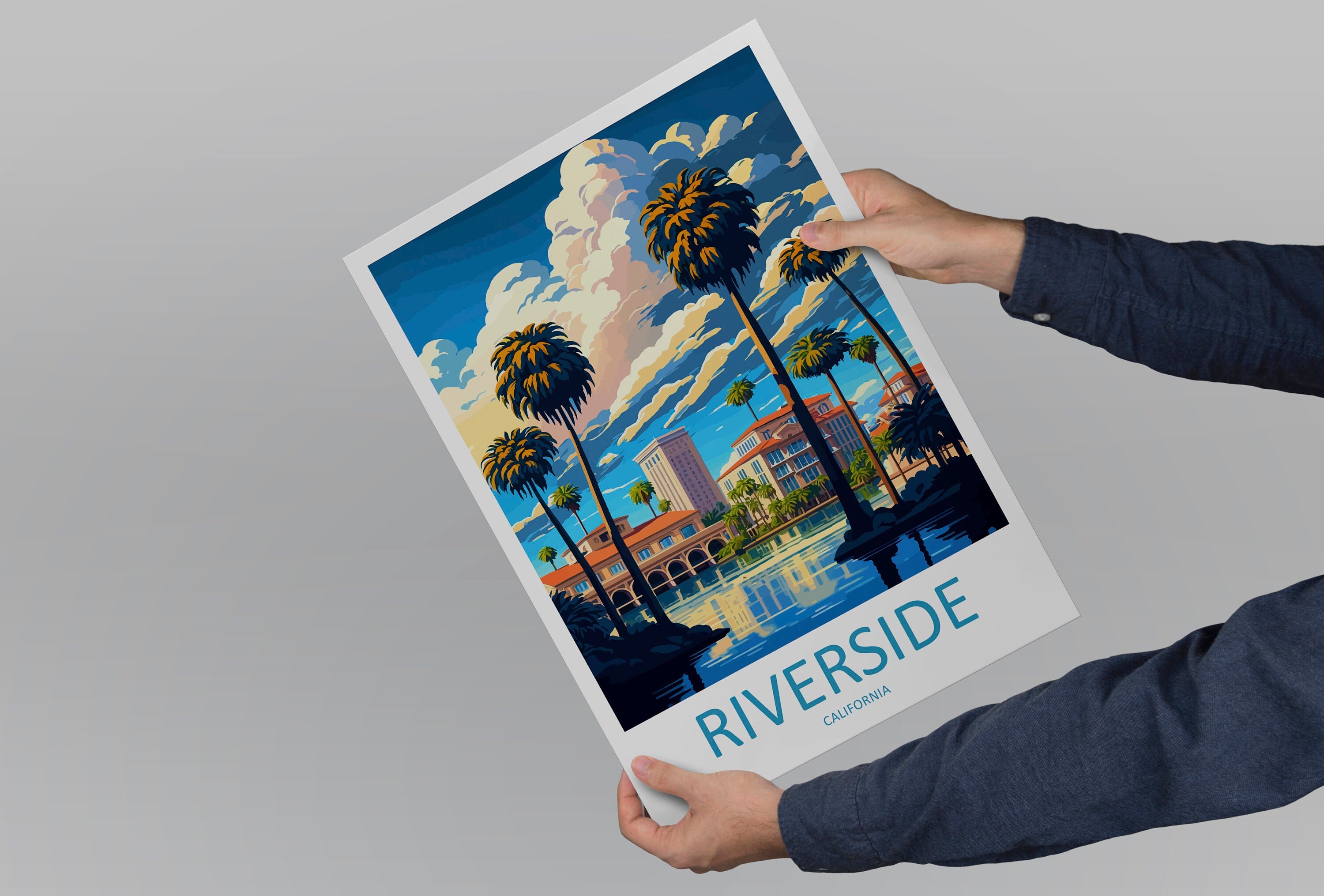 Riverside Travel Print