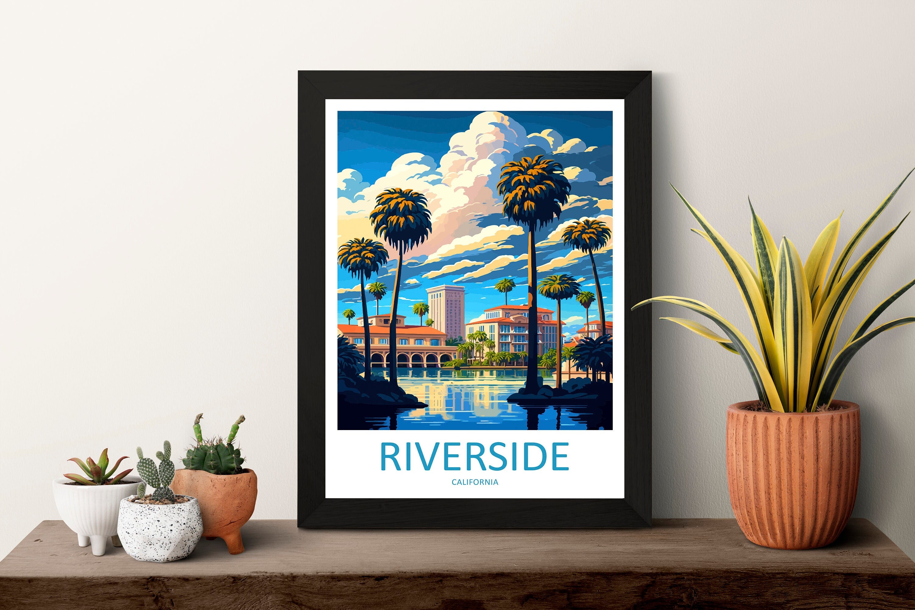 Riverside Travel Print