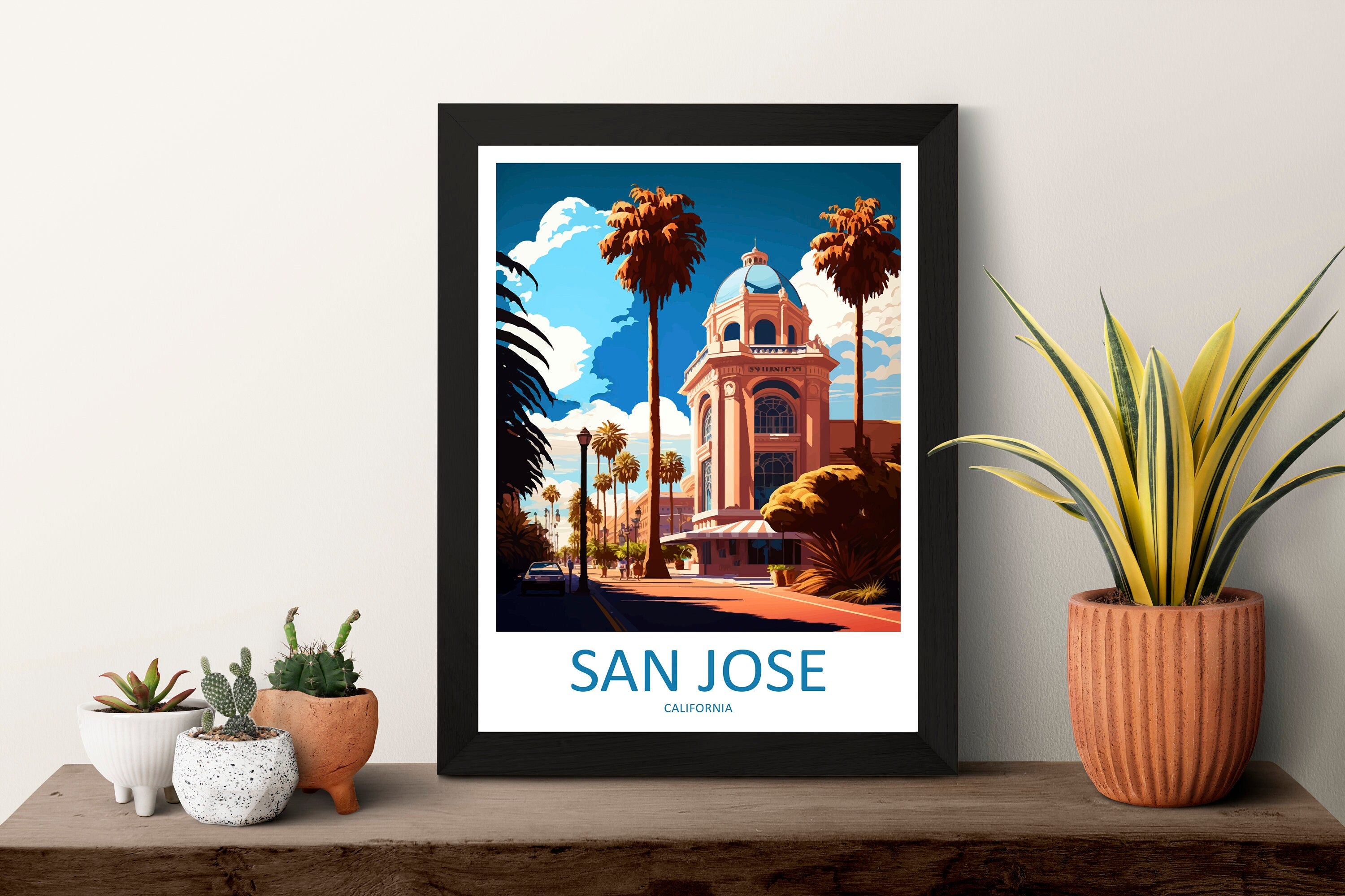 San Jose Travel Print