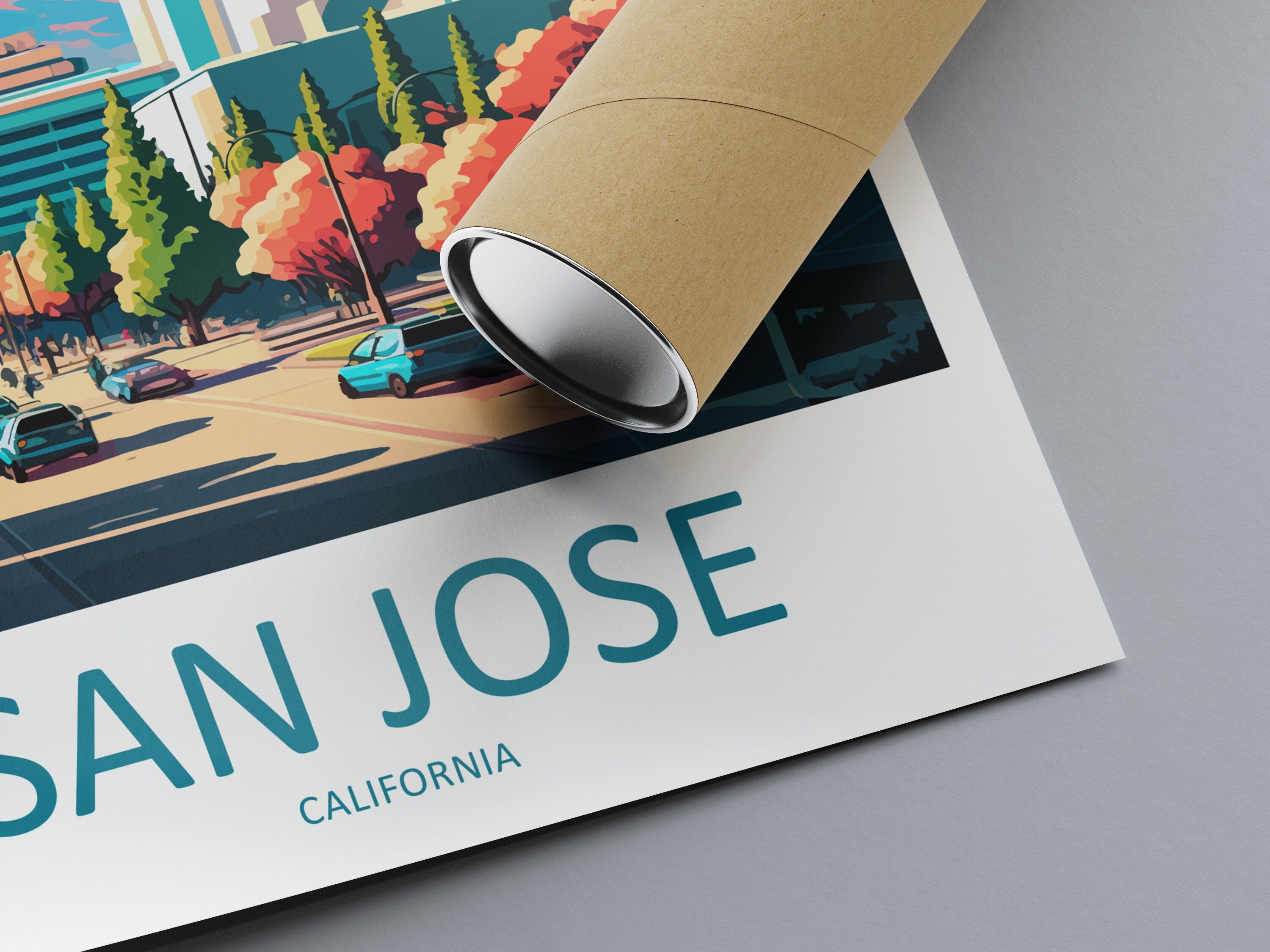 San Jose Travel Print