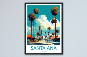 Santa Ana Travel Print