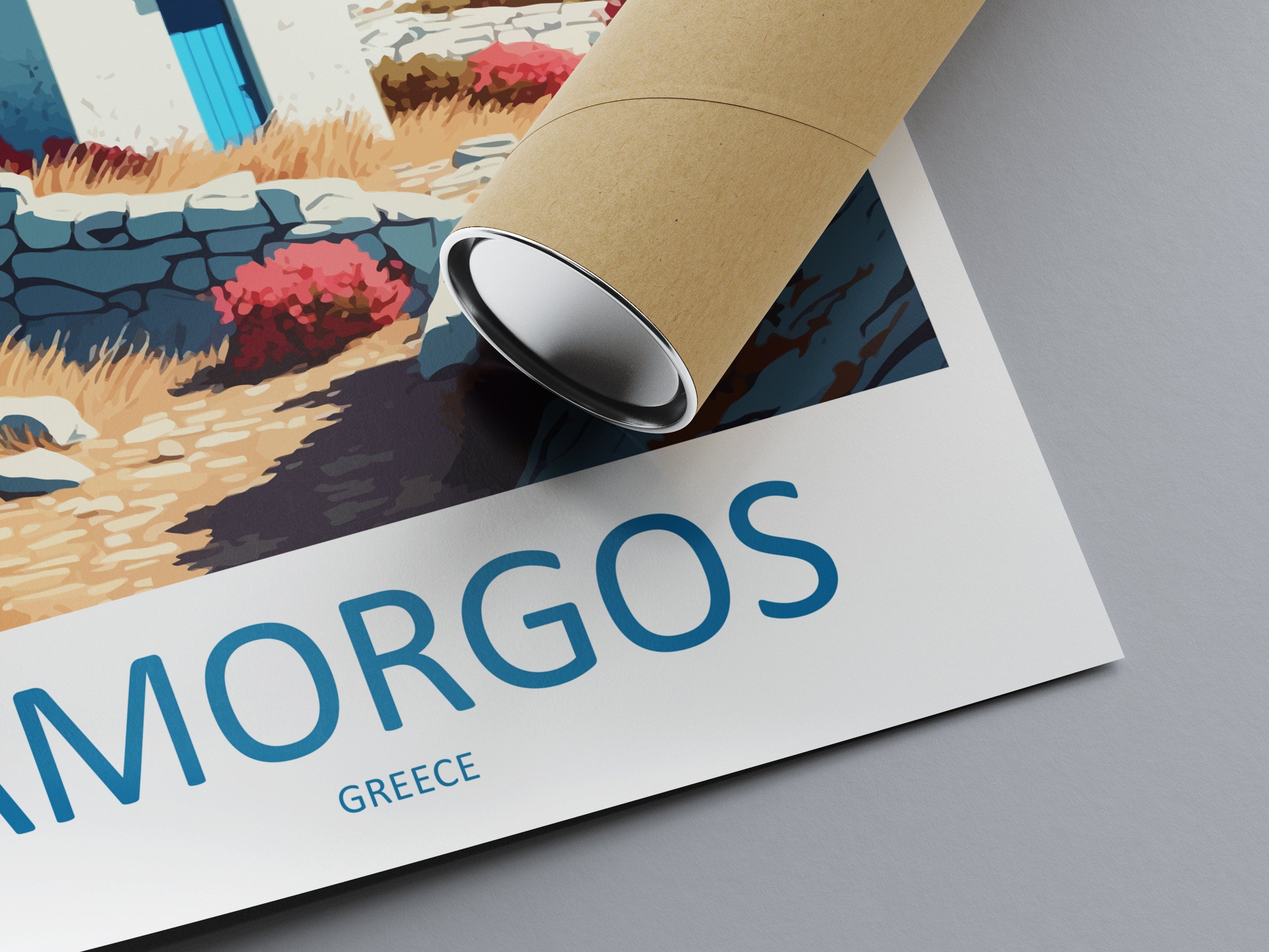 Amorgos Travel Print