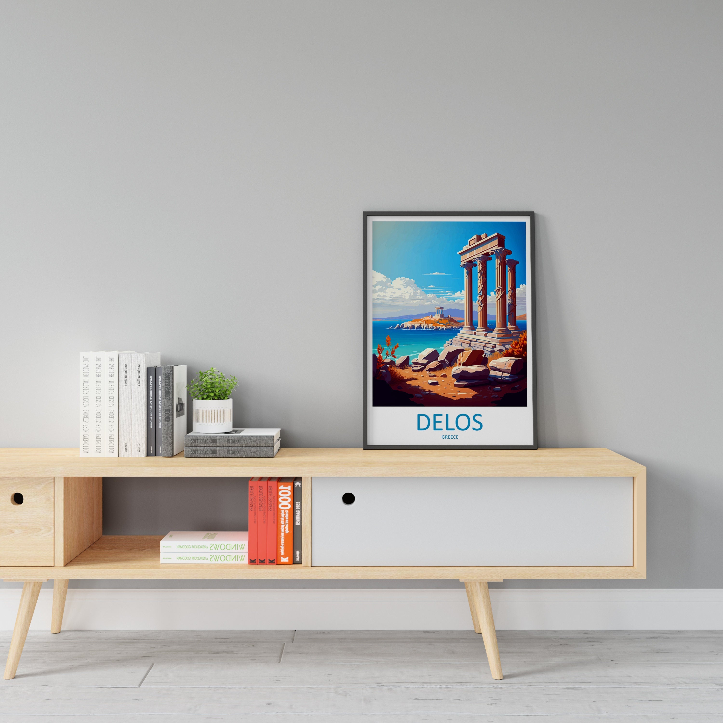 Delos Travel Print