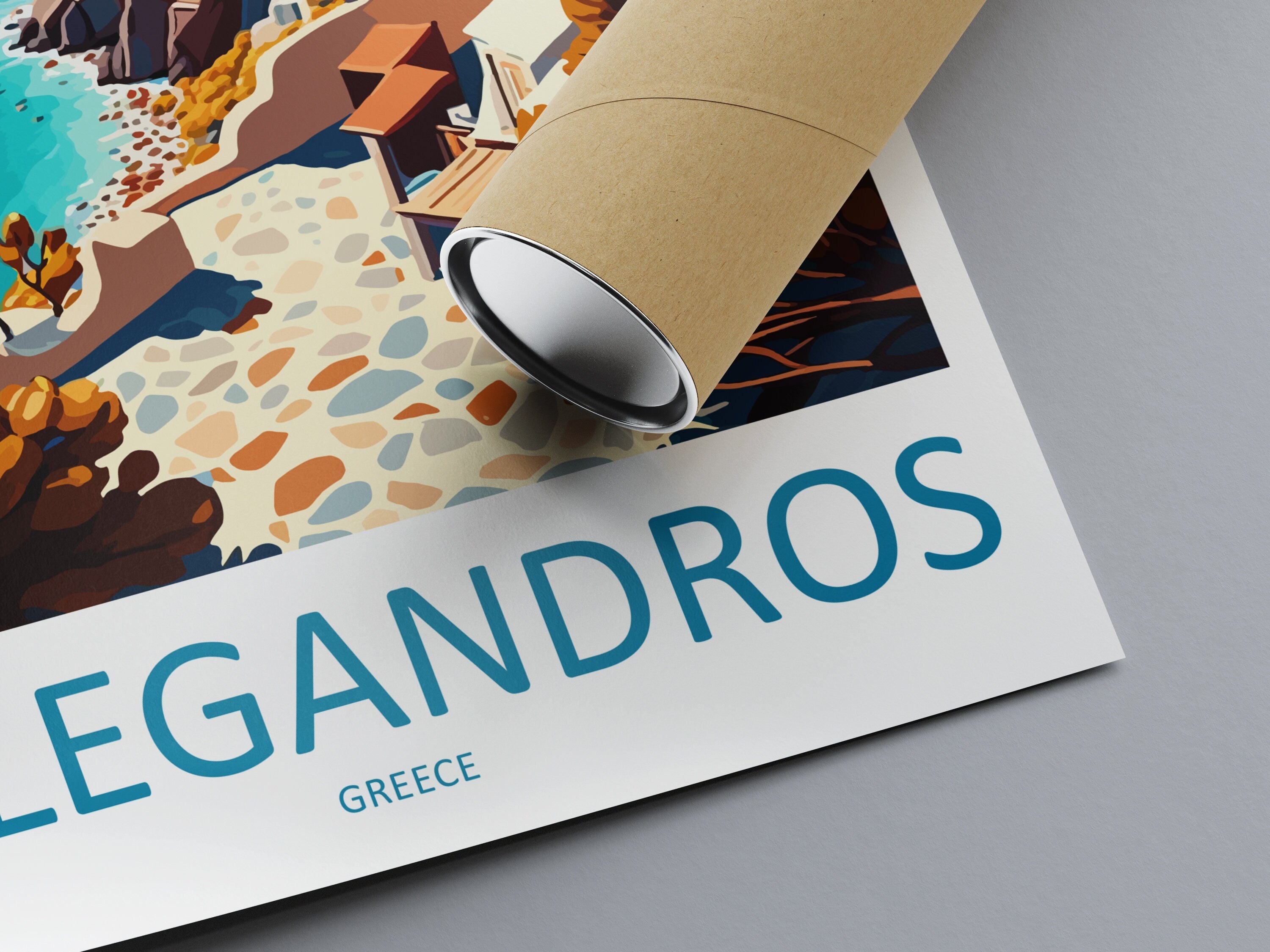 Folegandros Travel Print