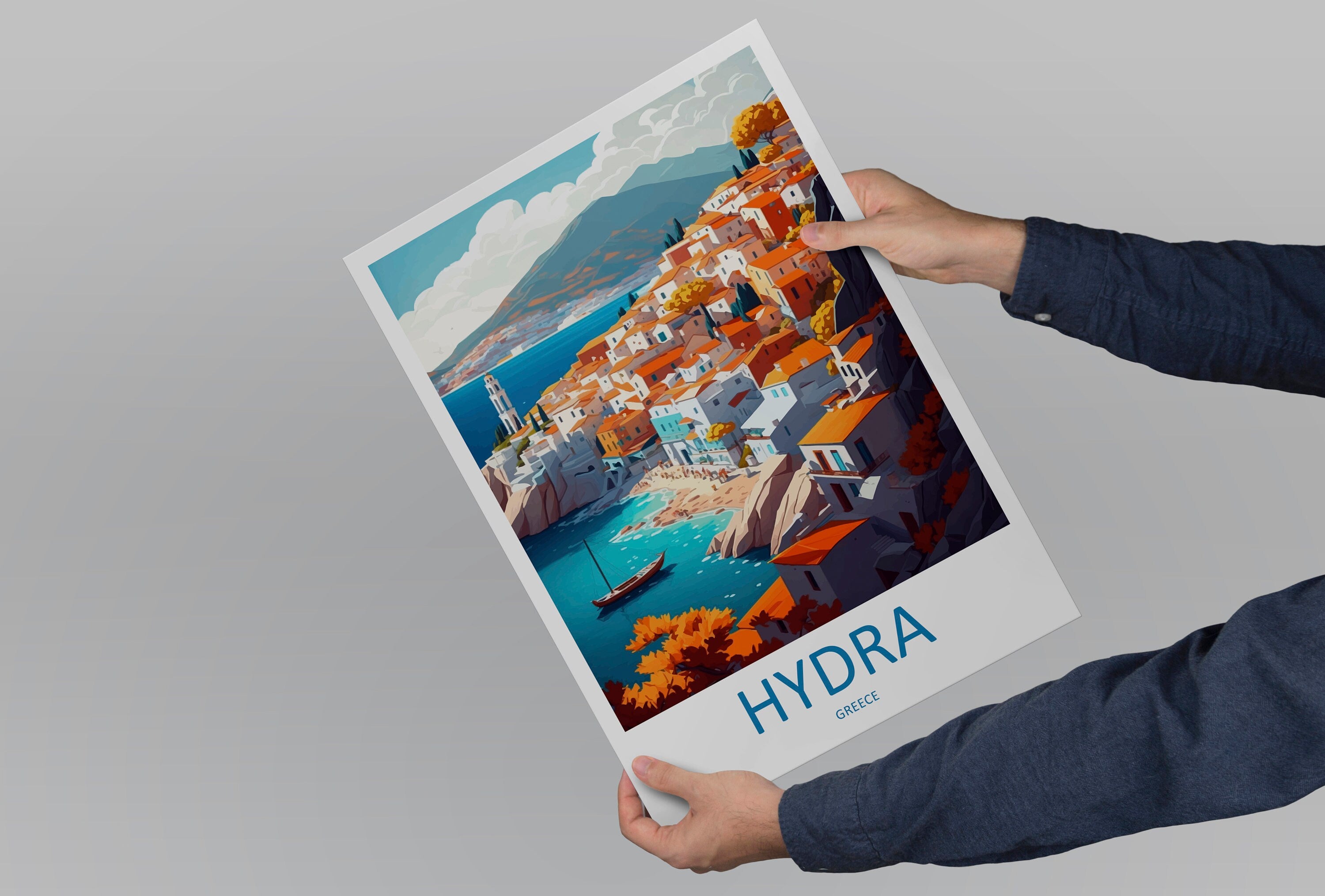 Hydra Travel Print