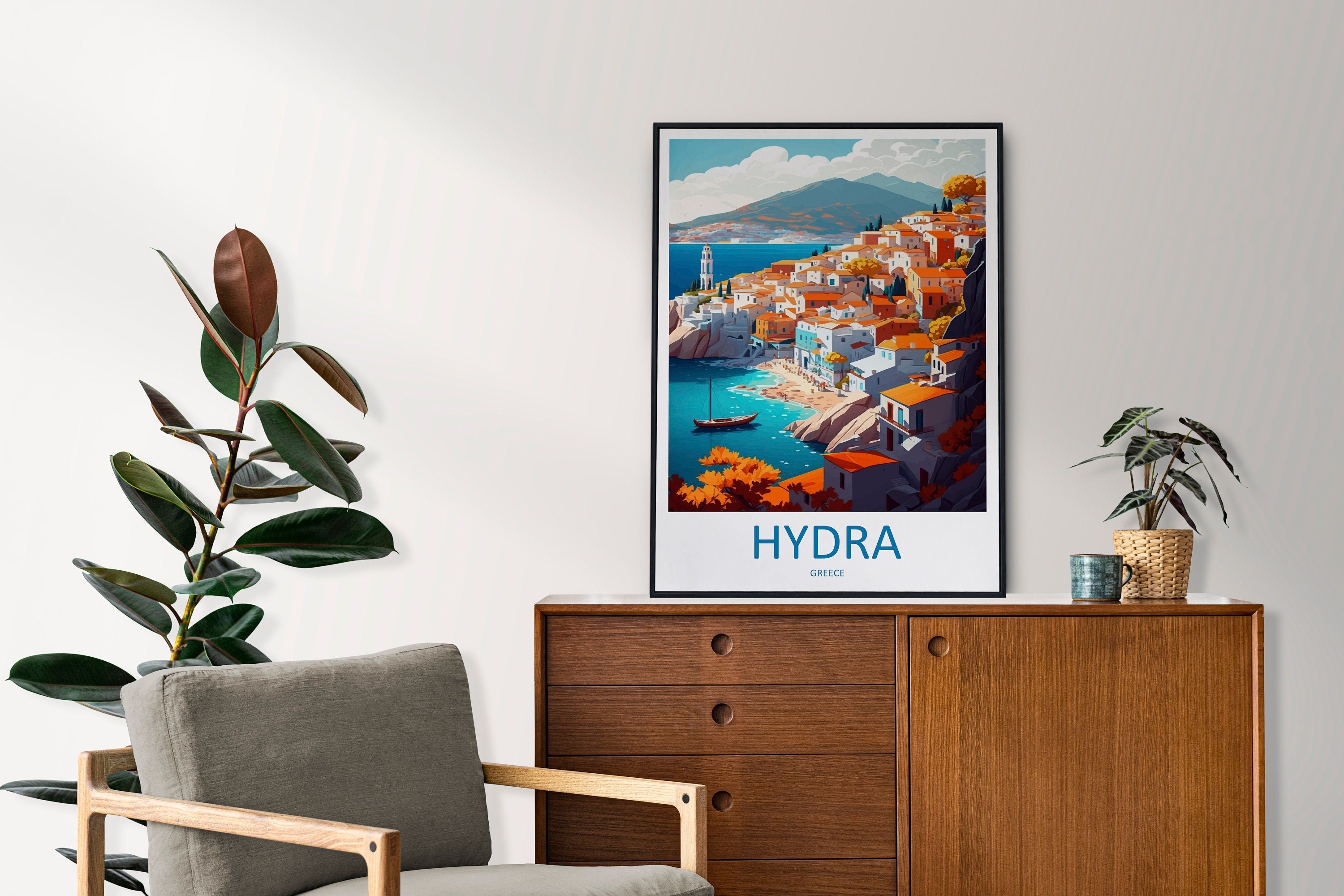 Hydra Travel Print