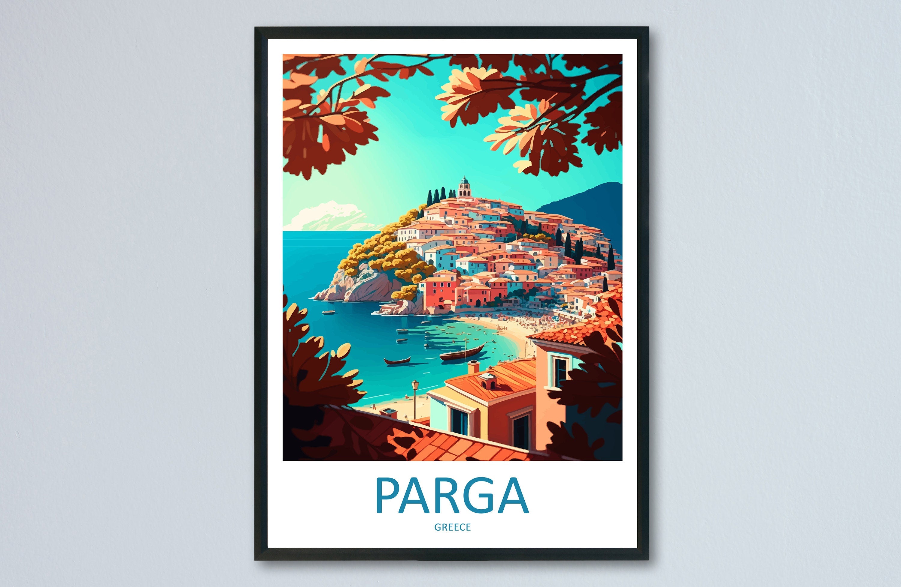 Parga Travel Print