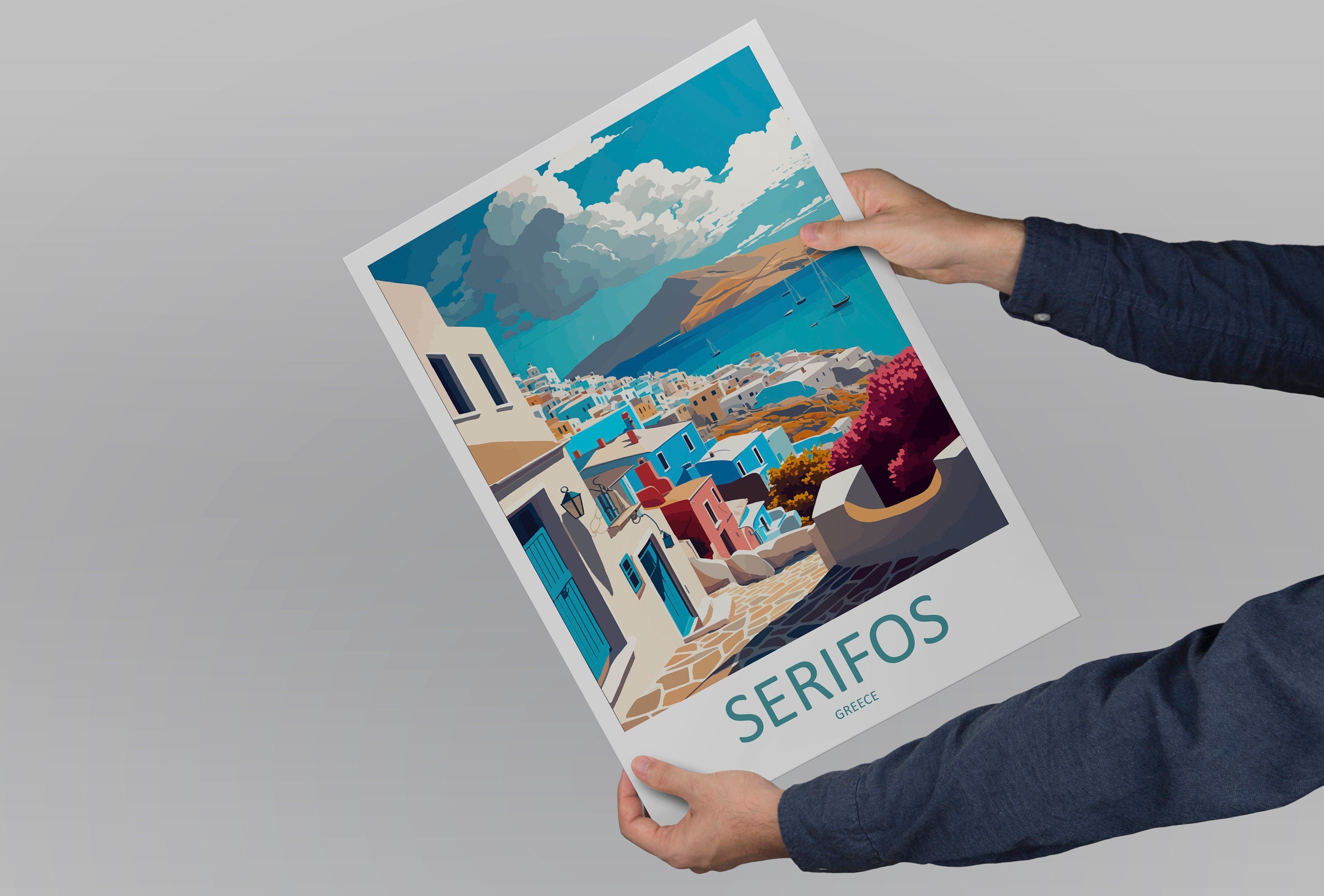 Serifos Travel Print