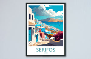 Serifos Travel Print