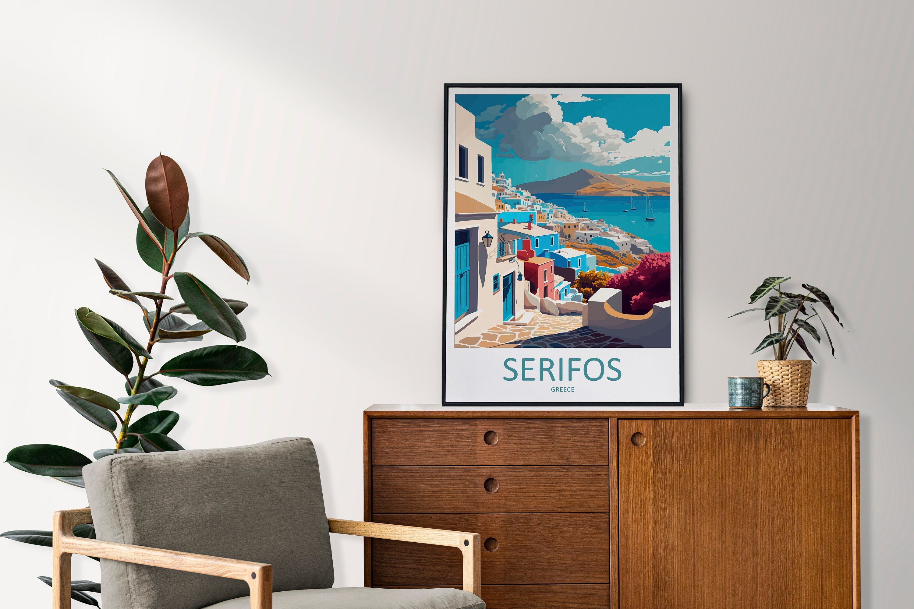 Serifos Travel Print