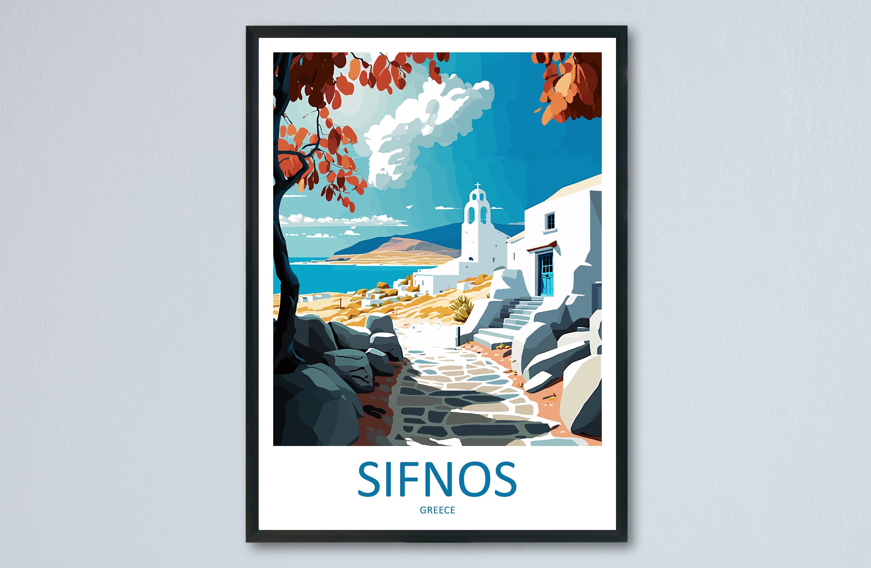 Sifnos Travel Print